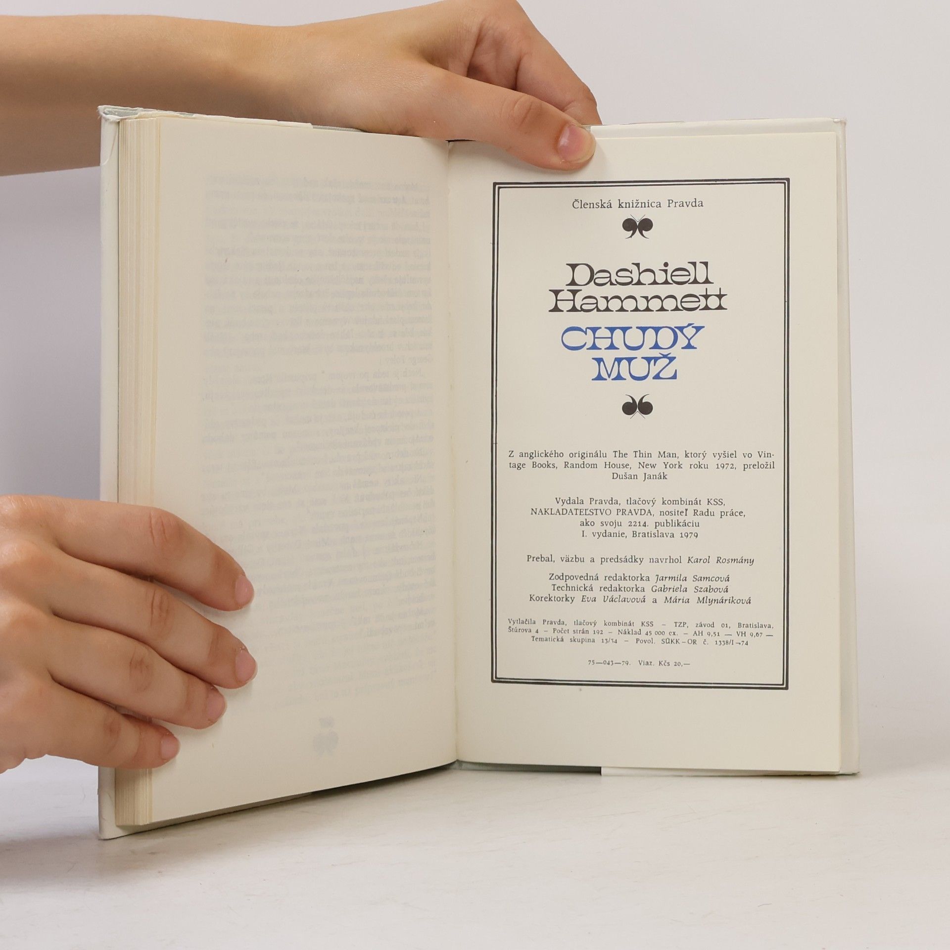 Dashiell Hammett Chudý muž