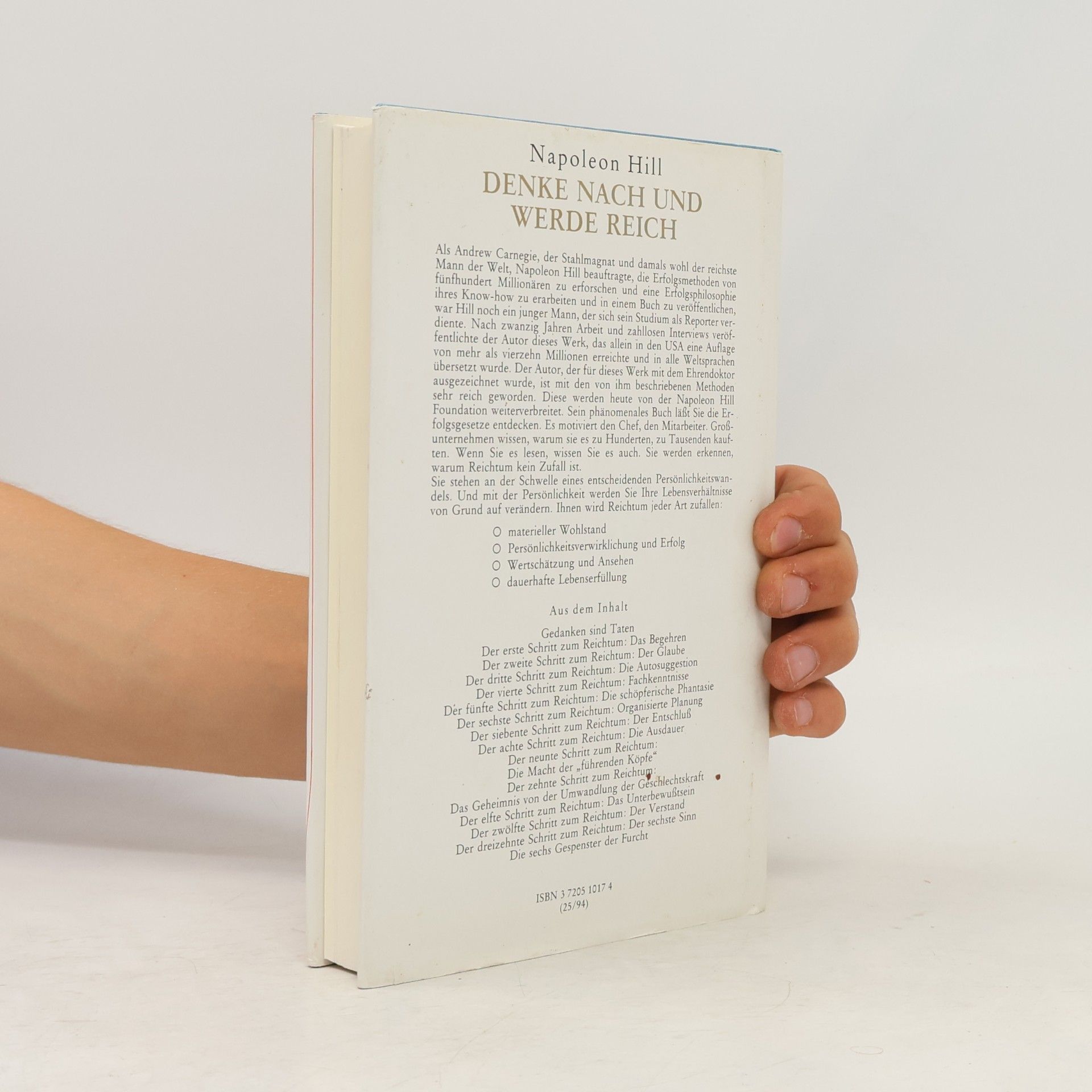 Napoleon Hill Denke nach und werde reich
