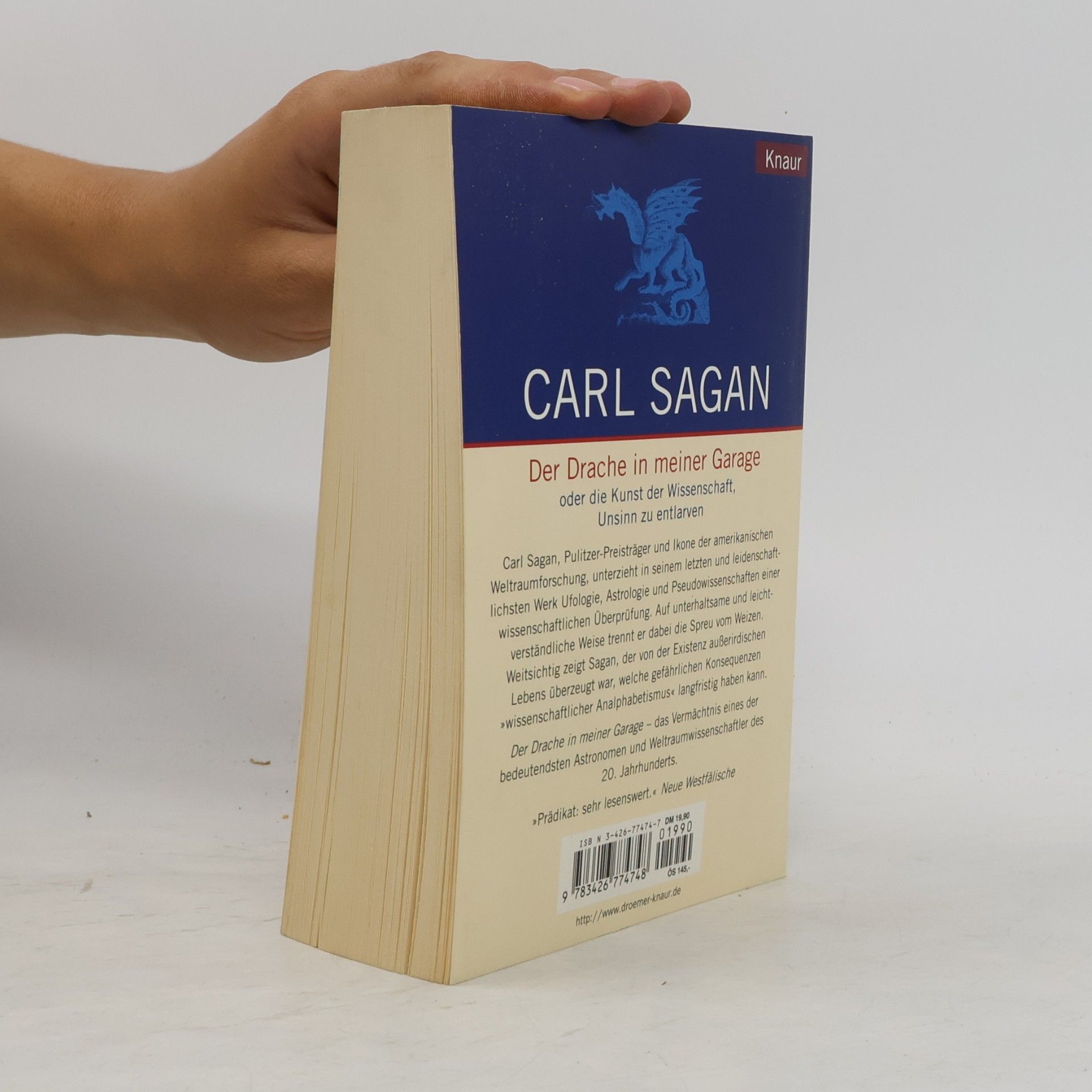 Carl Sagan Der Drache in meiner Garage oder die Kunst der Wissenschaft, Unsinn zu entlarven