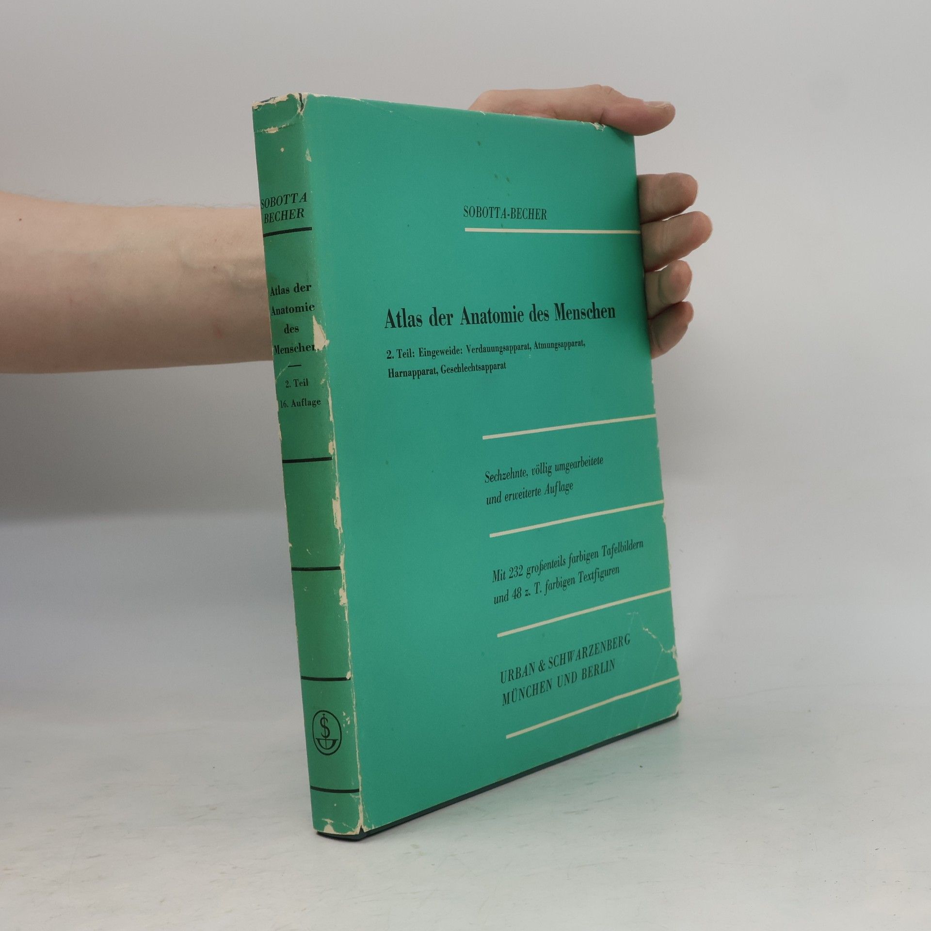 Hellmut Becher Atlas der Anatomie des Menschen 2. Teil