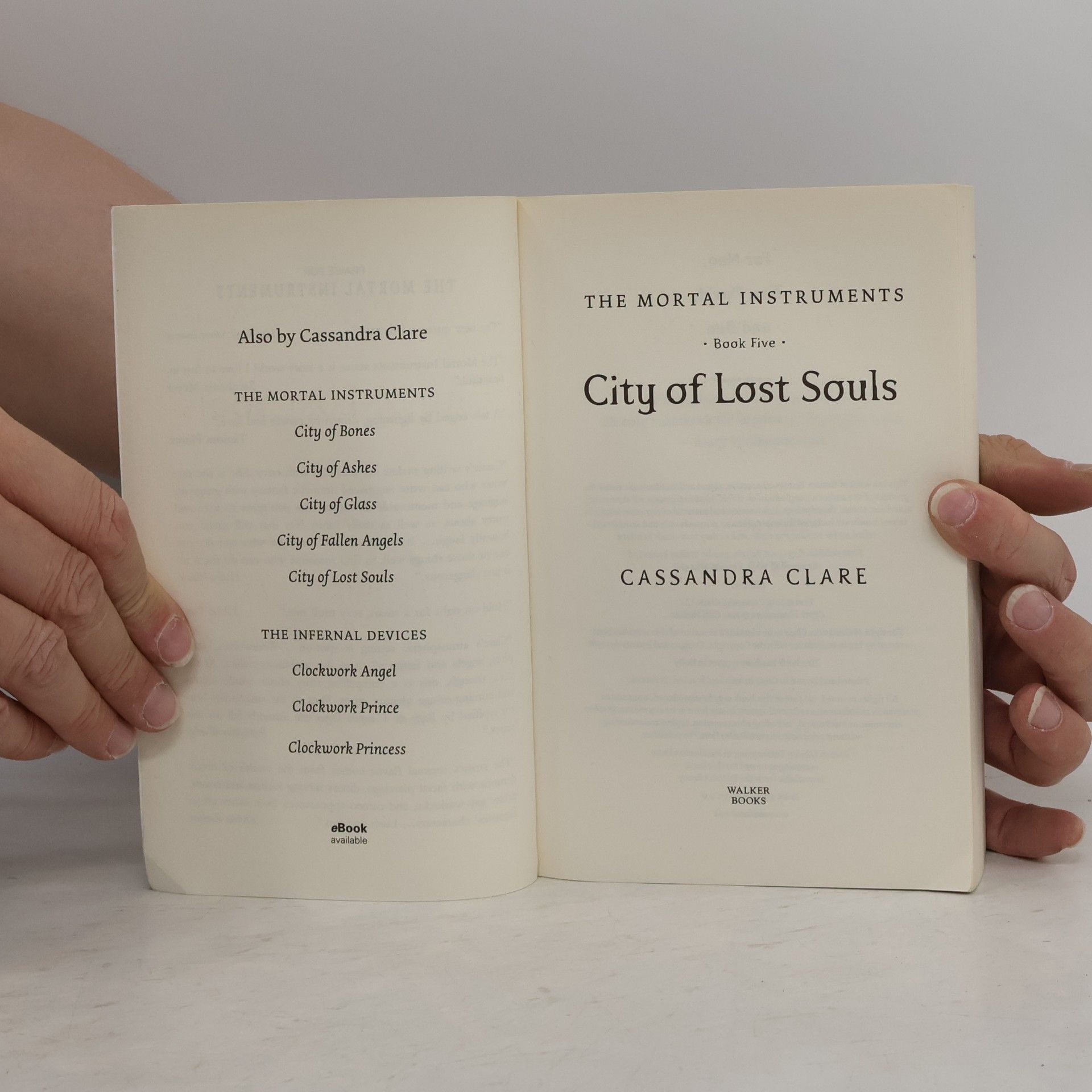 Cassandra Clare City of Lost Souls