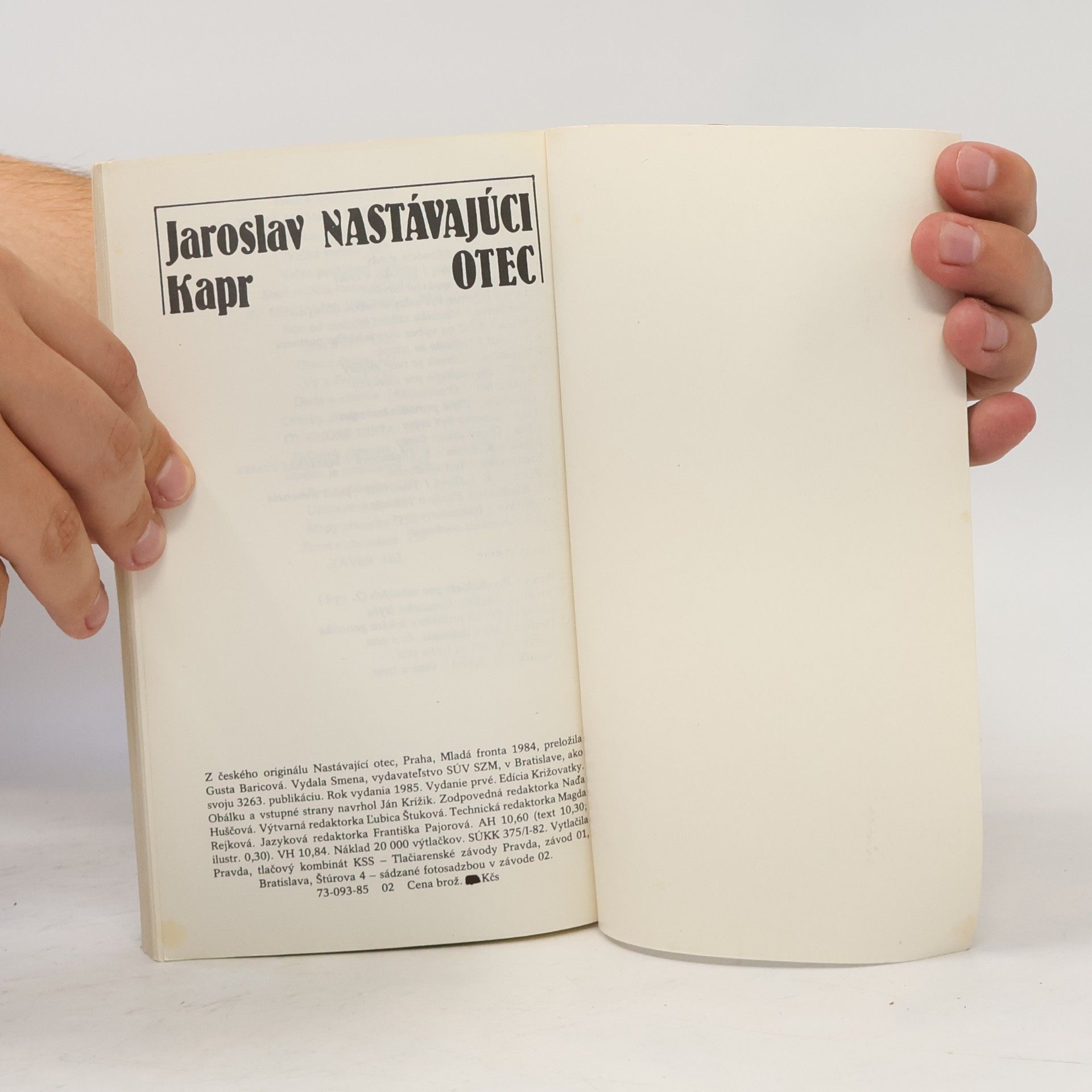 Jaroslav Kapr Nastávajúcí otec