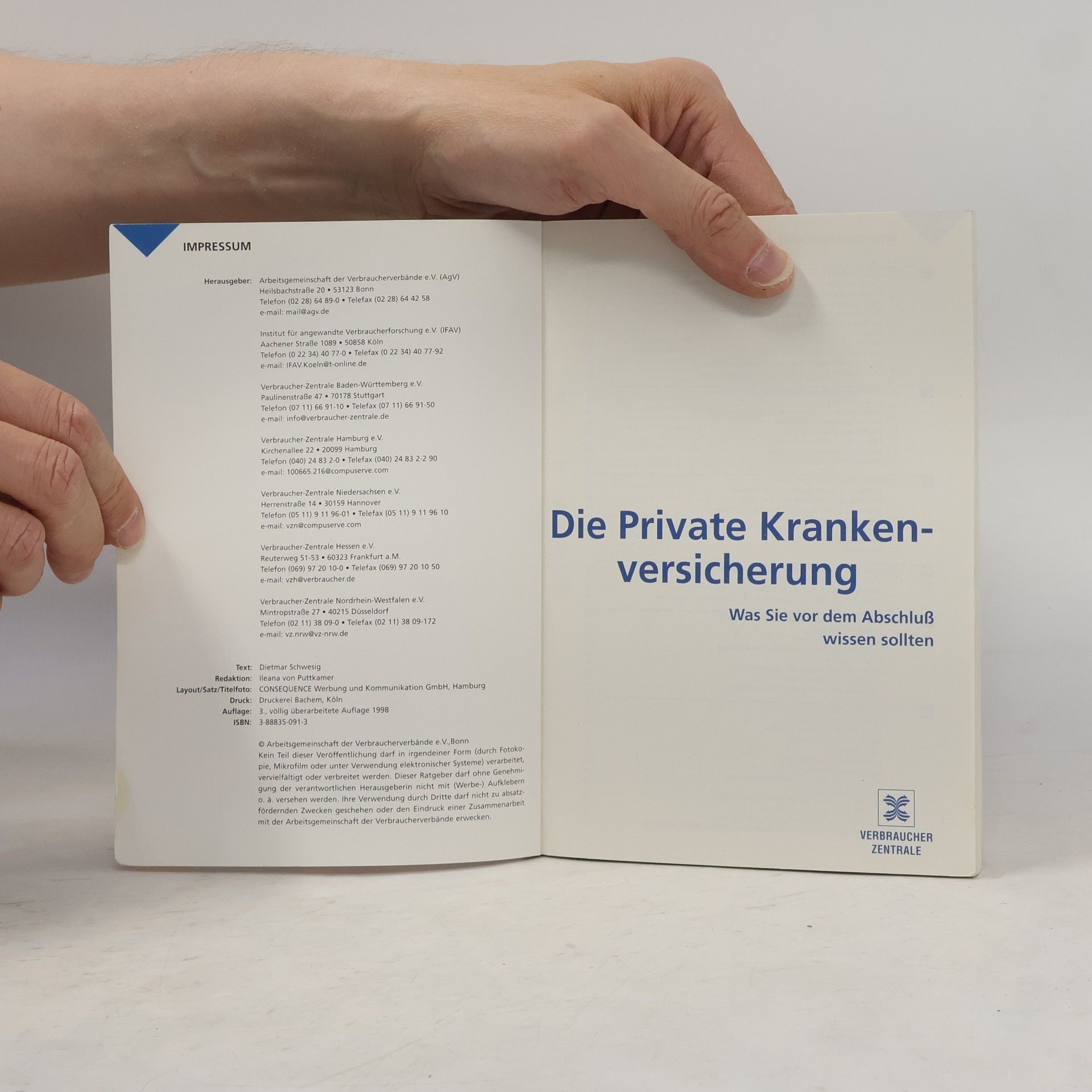 Dietmar Schwesig Die Private Krankenversicherung