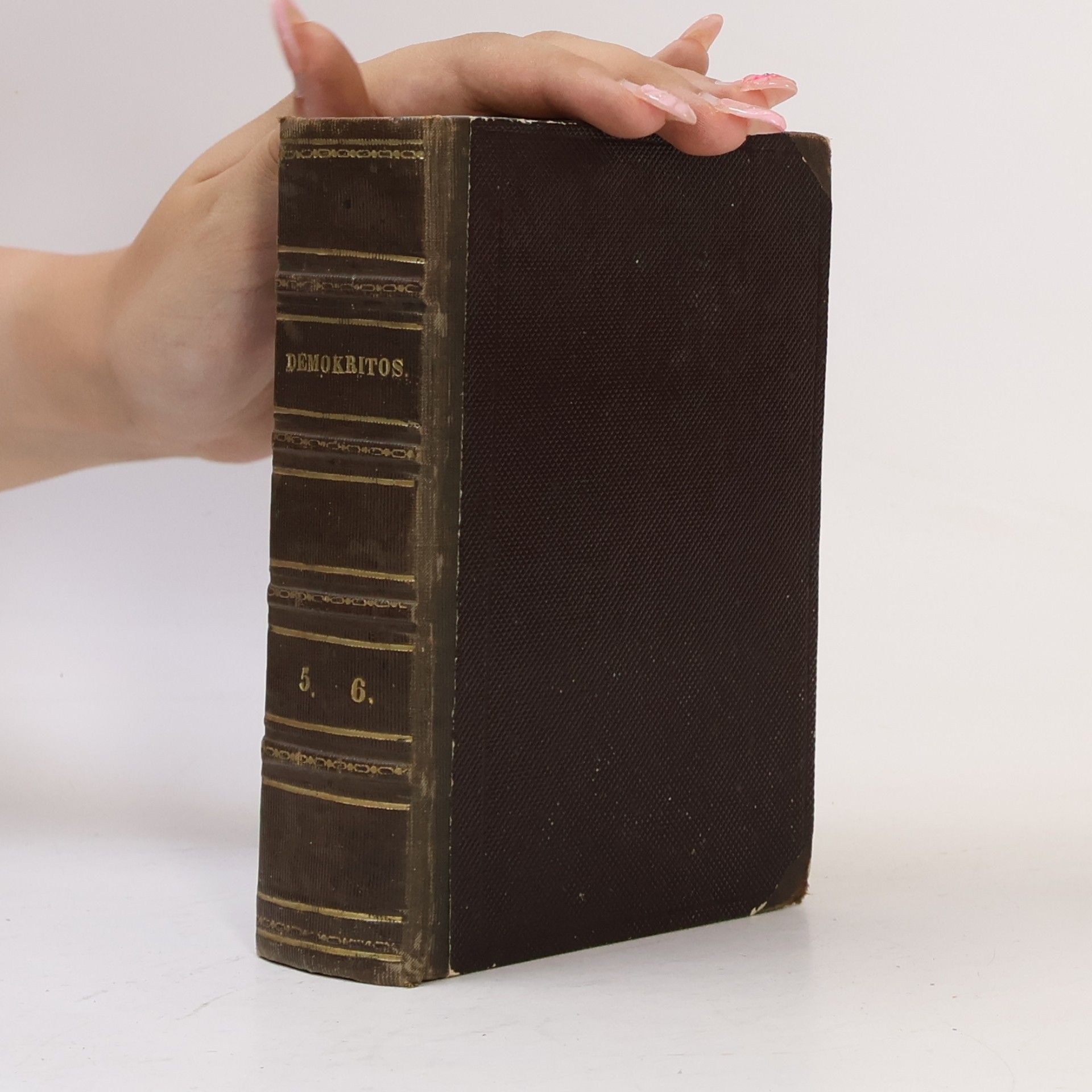 Demokritos oder hinterlassene Papiere eines lachenden Philosophen. Fünfter Band