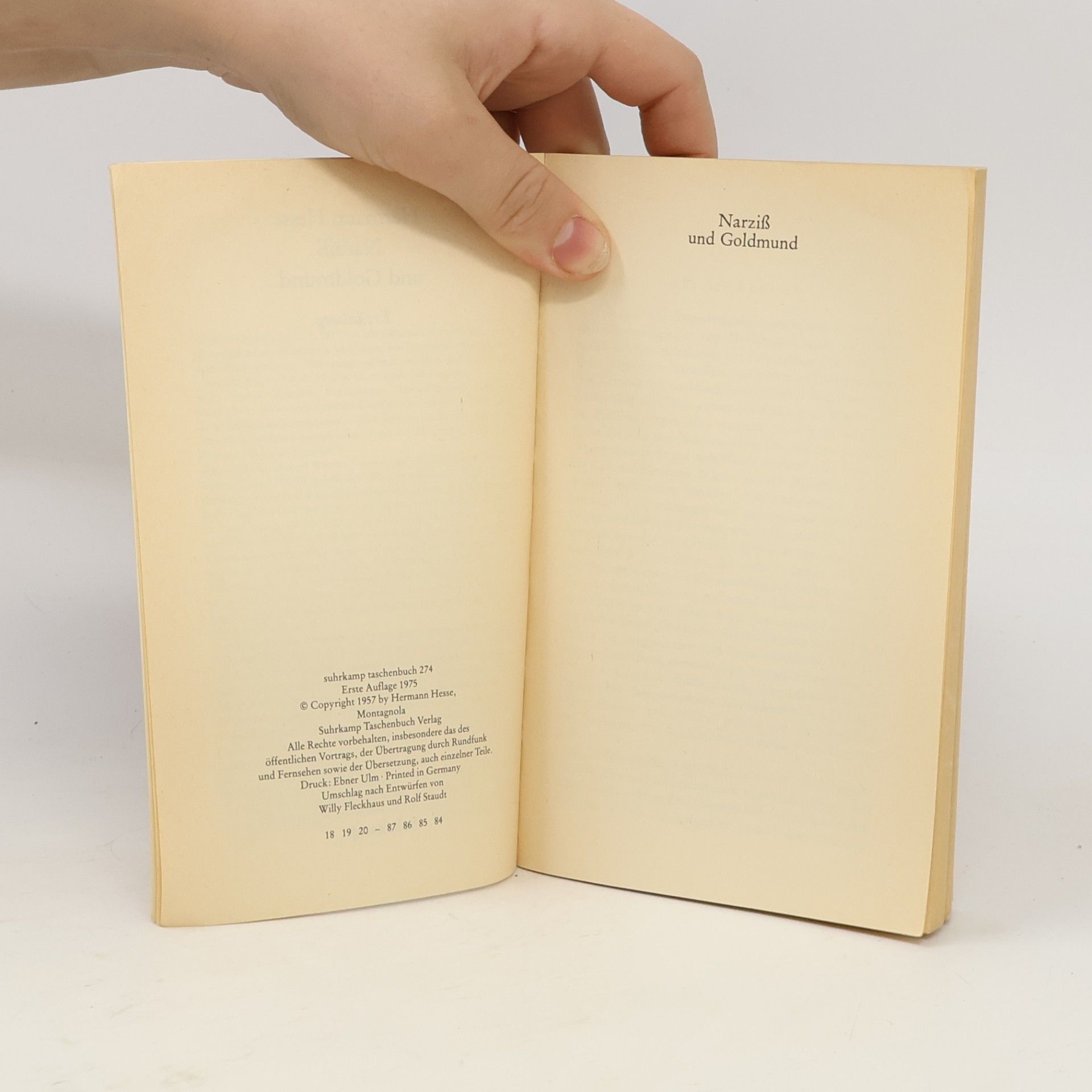 Hermann Hesse Narziß und Goldmund