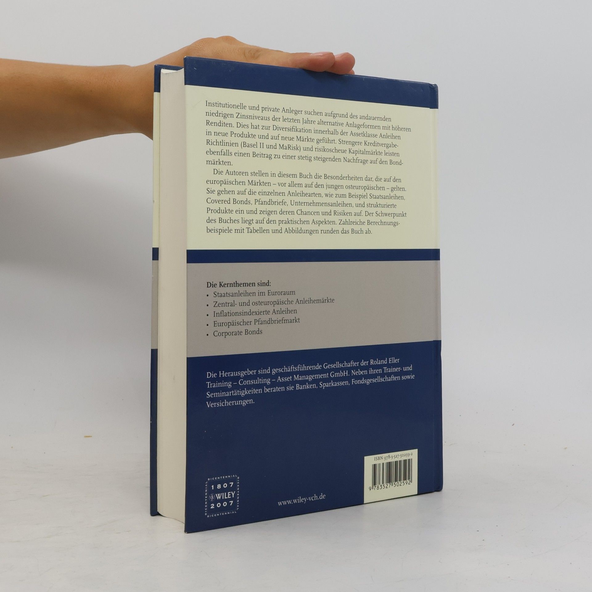 Roland Eller Handbuch Europäische Bondmärkte