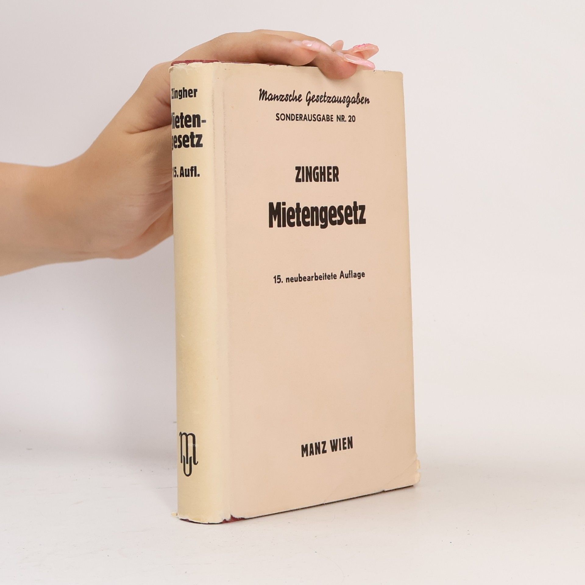 Karl Zingher Das Mietengesetz