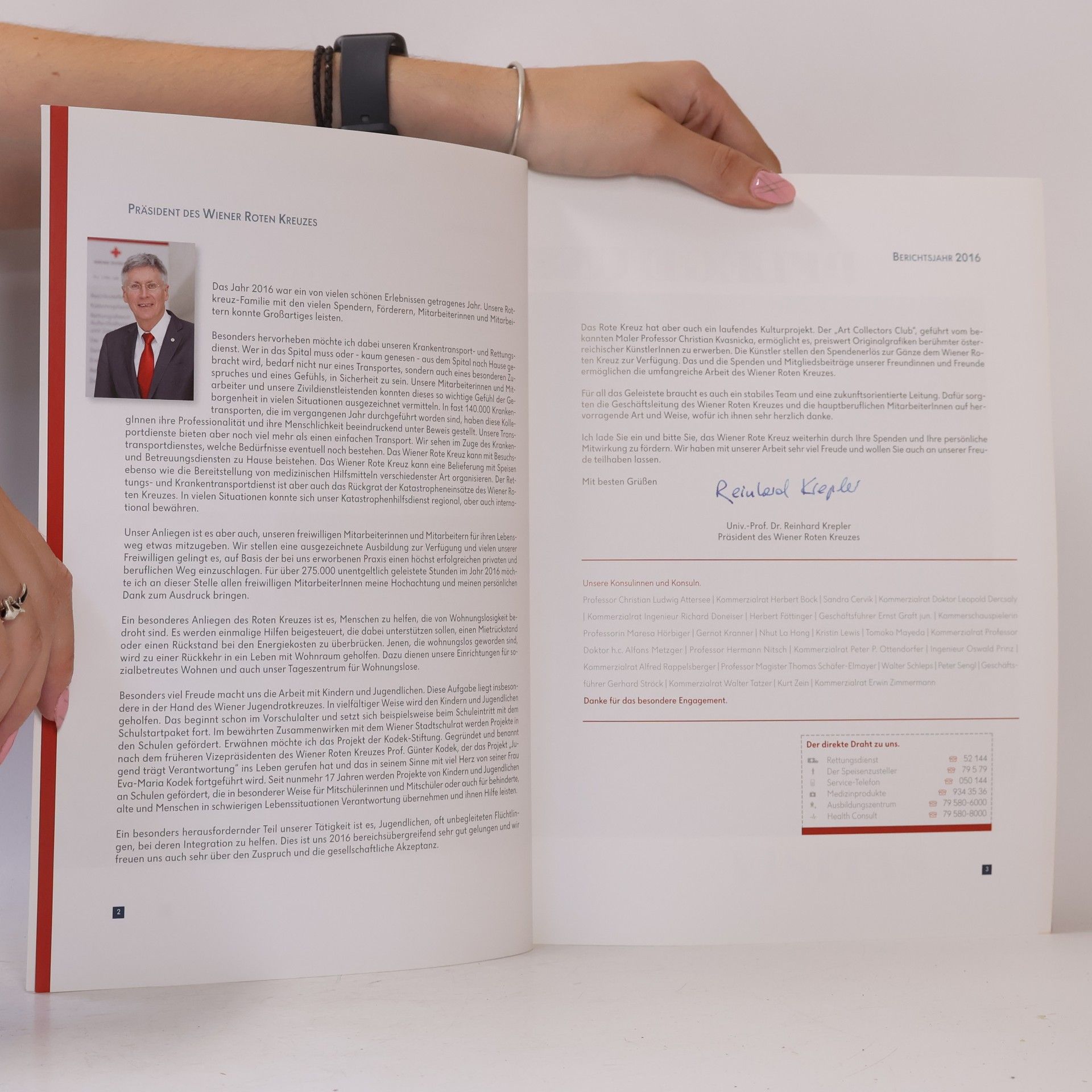 Reinhard Krepler Bericht zum Geschäftsjahr 2016
