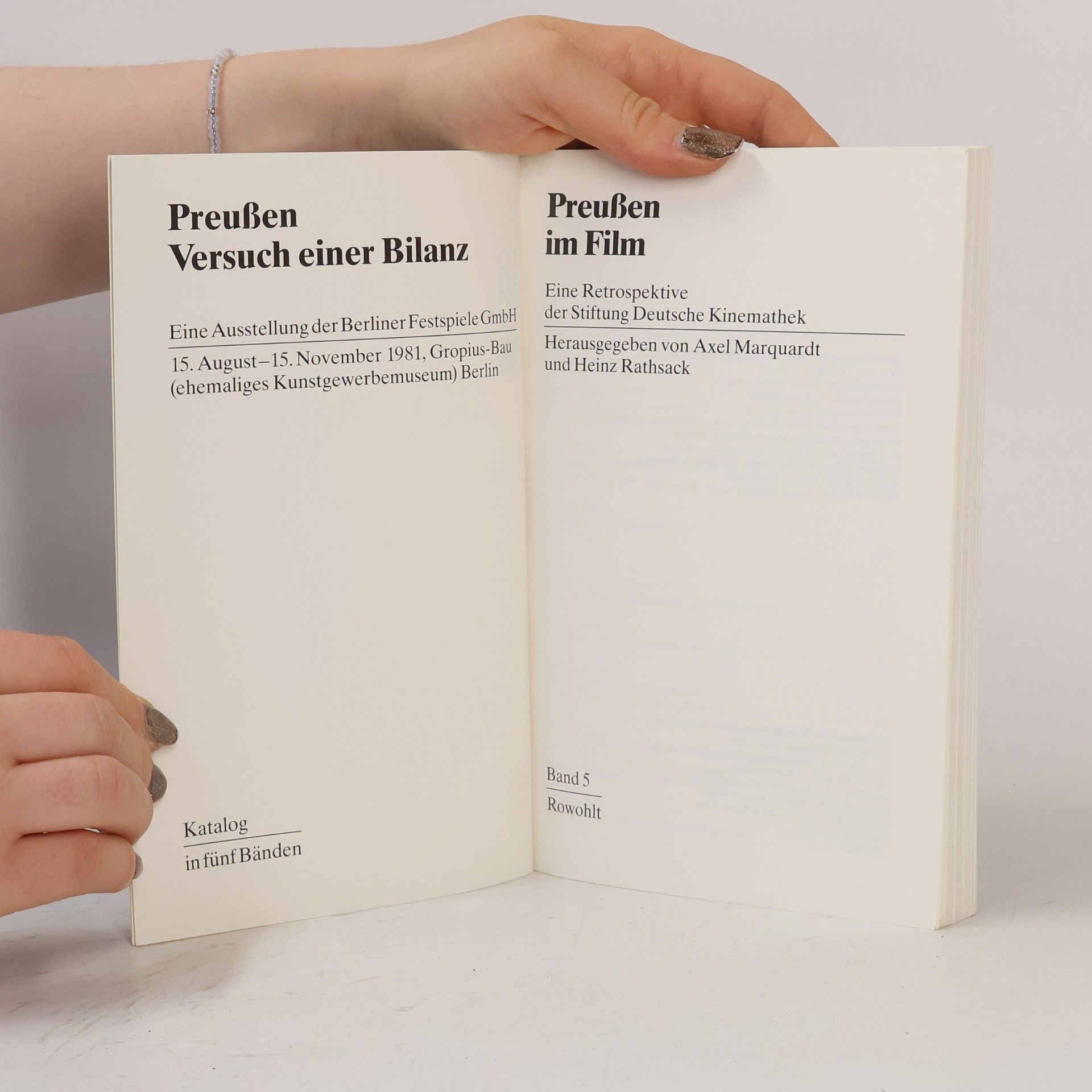 Collectif d'auteurs Preussen. Versuch einer Bilanz 1-5
