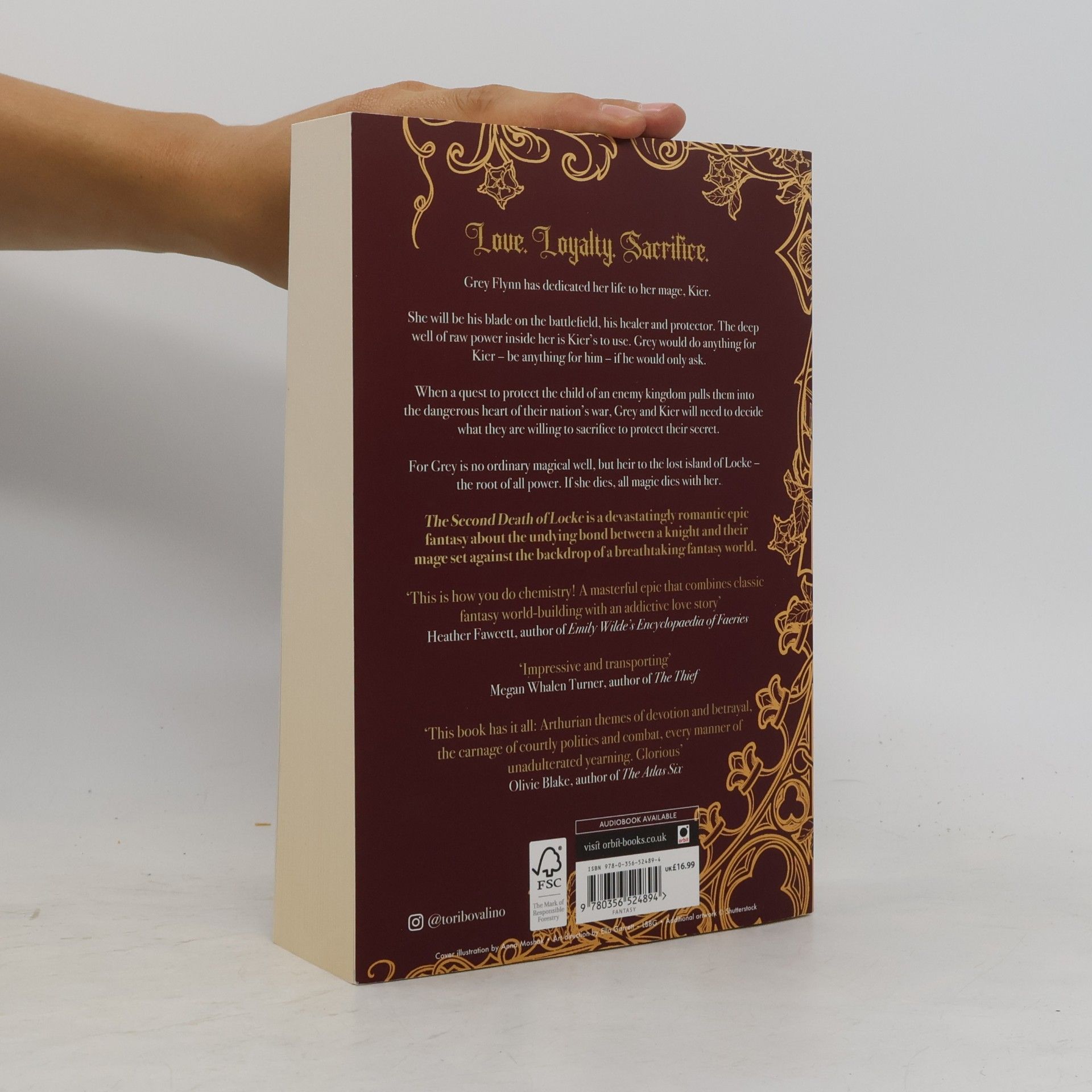 V. L. Bovalino The Hand and the Heart: The Second Death of Locke