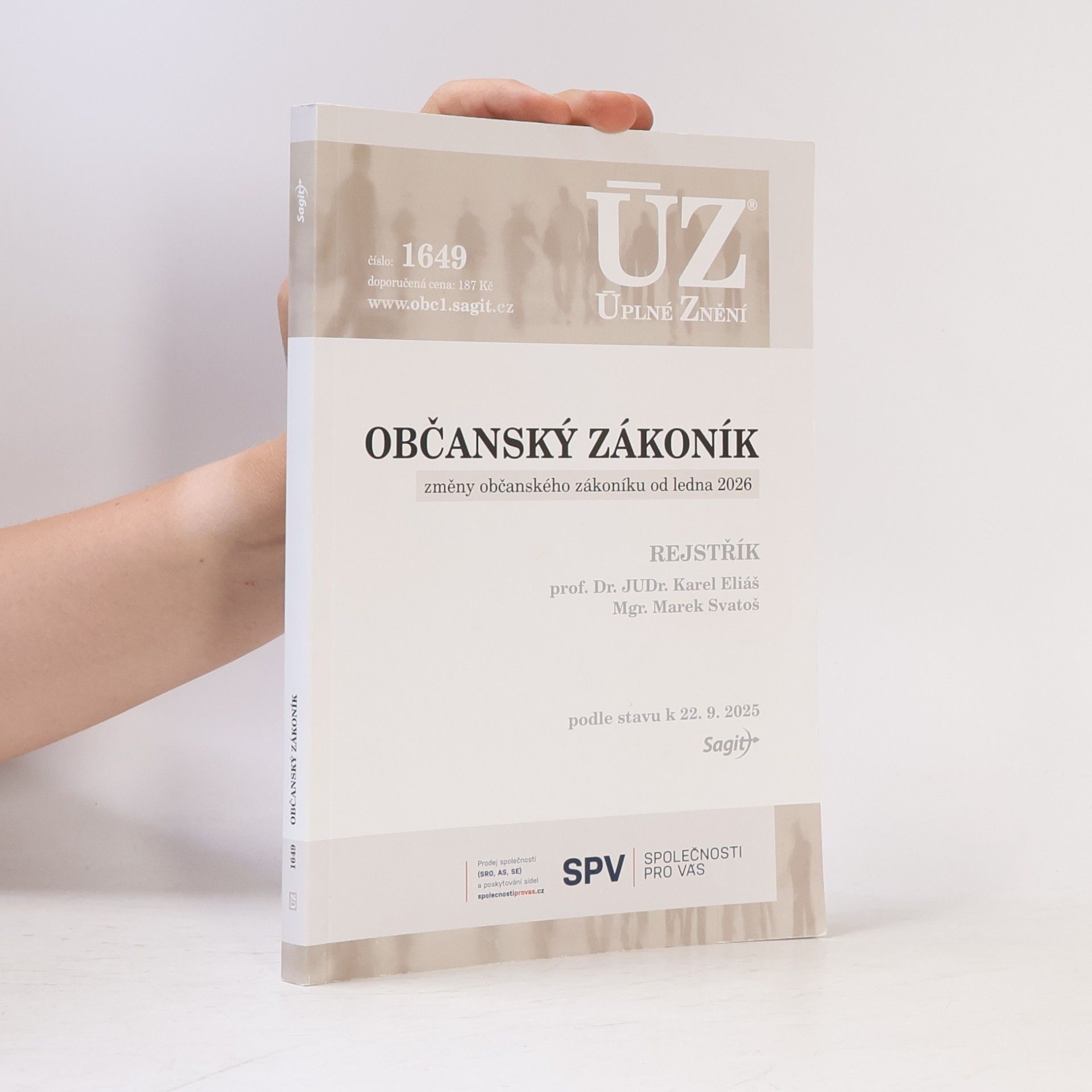 Marek Svatoš Občanský zákoník. Změny občanského zákoníku od ledna 2026