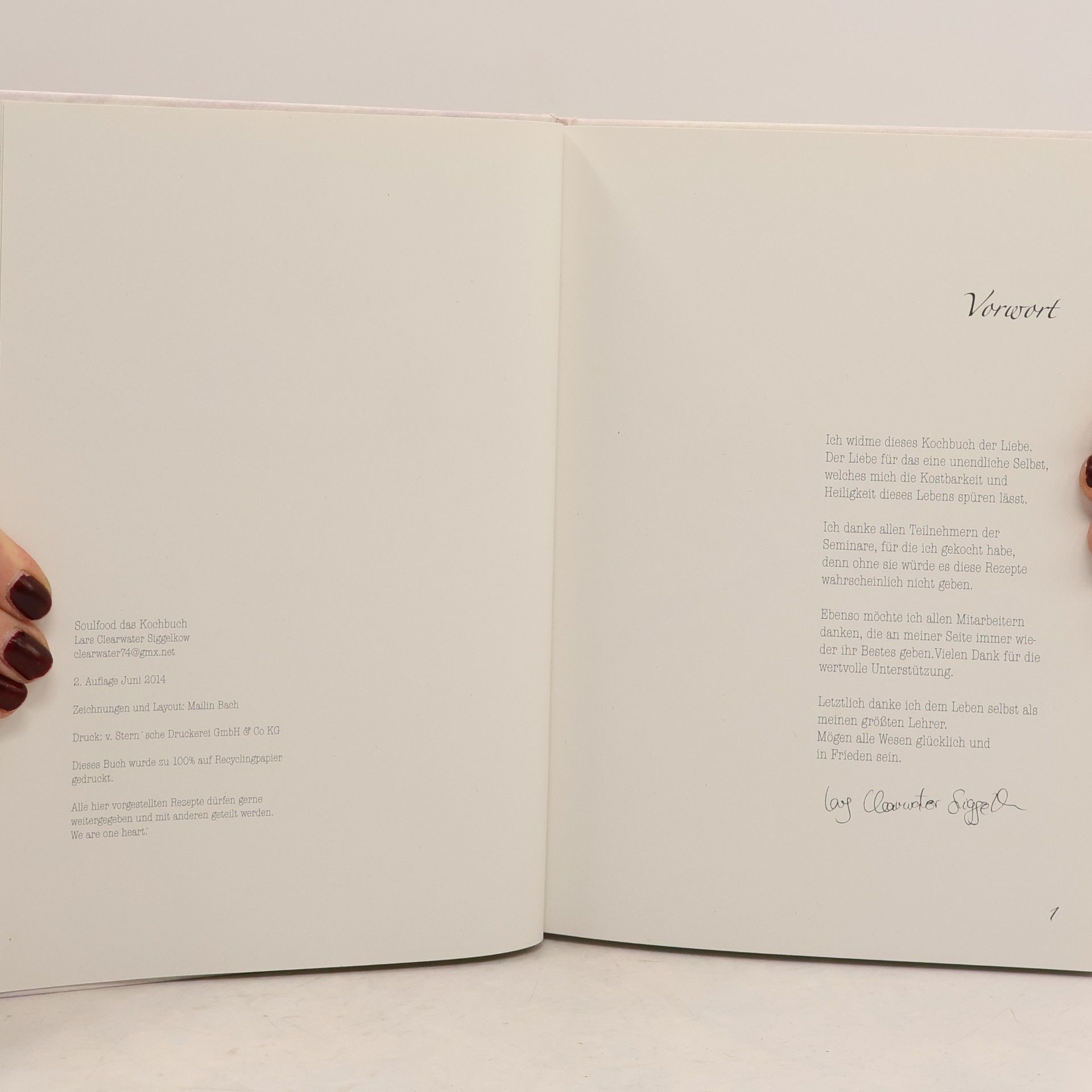 Lars Clearwater Siegelkow Soulfood. Das Kochbuch