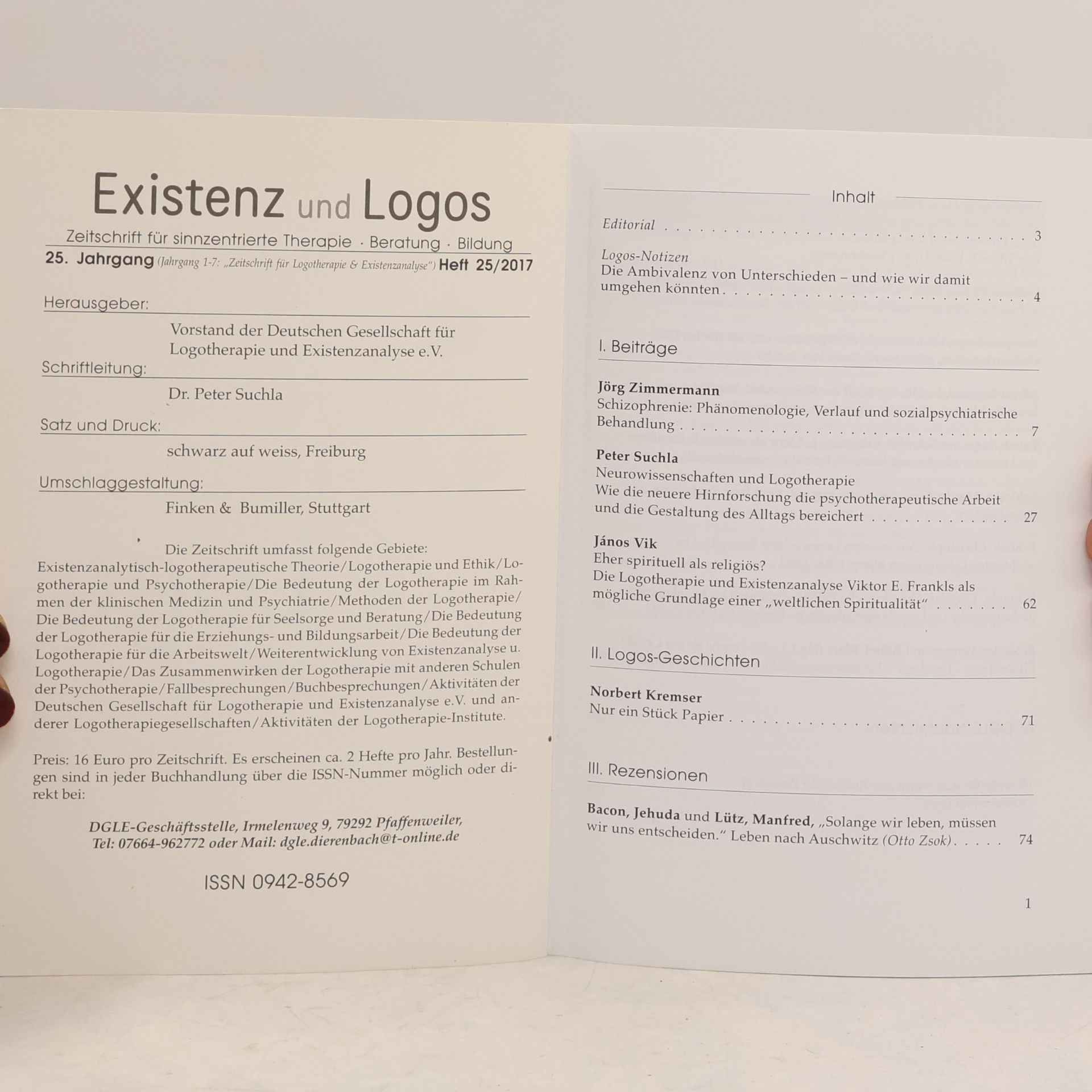Peter Suchla Existenz und Logos