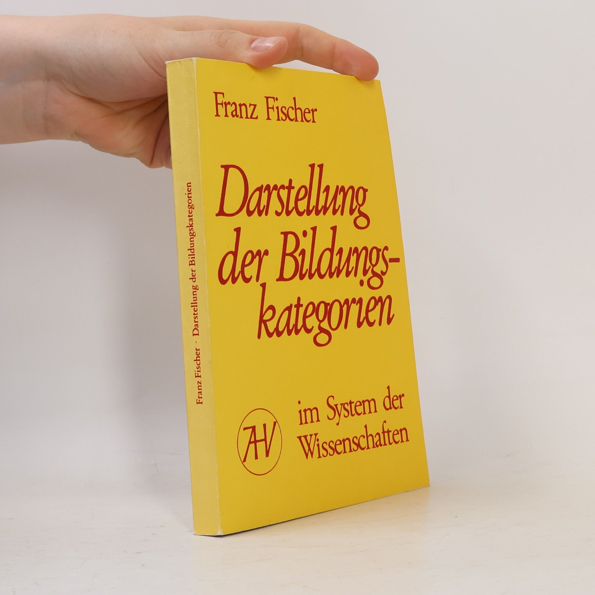 Darstellung der Bildungskategorien im System der Wissenschaften