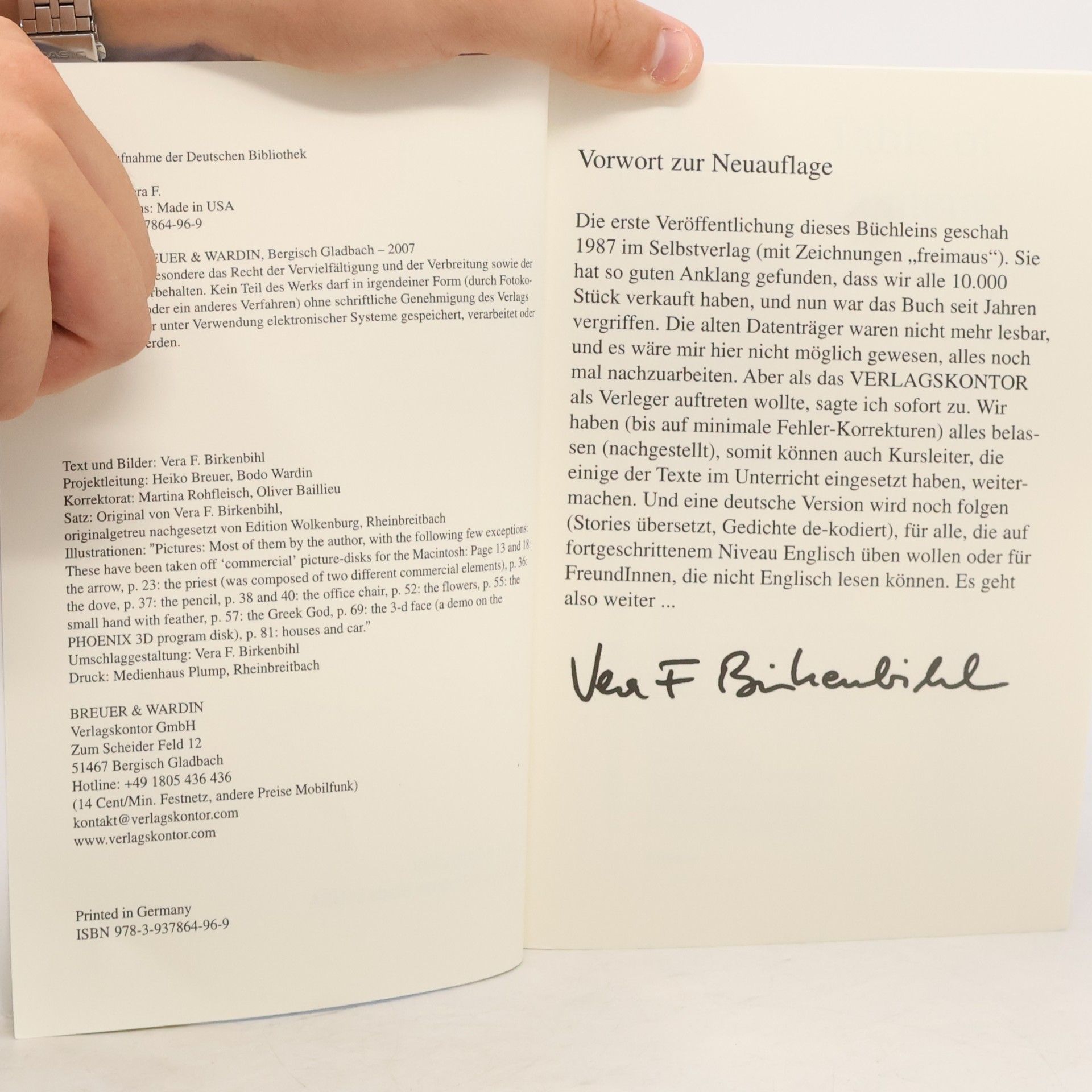 Vera F. Birkenbihl Stories & Poems: Made in USA (Englische Ausgabe)