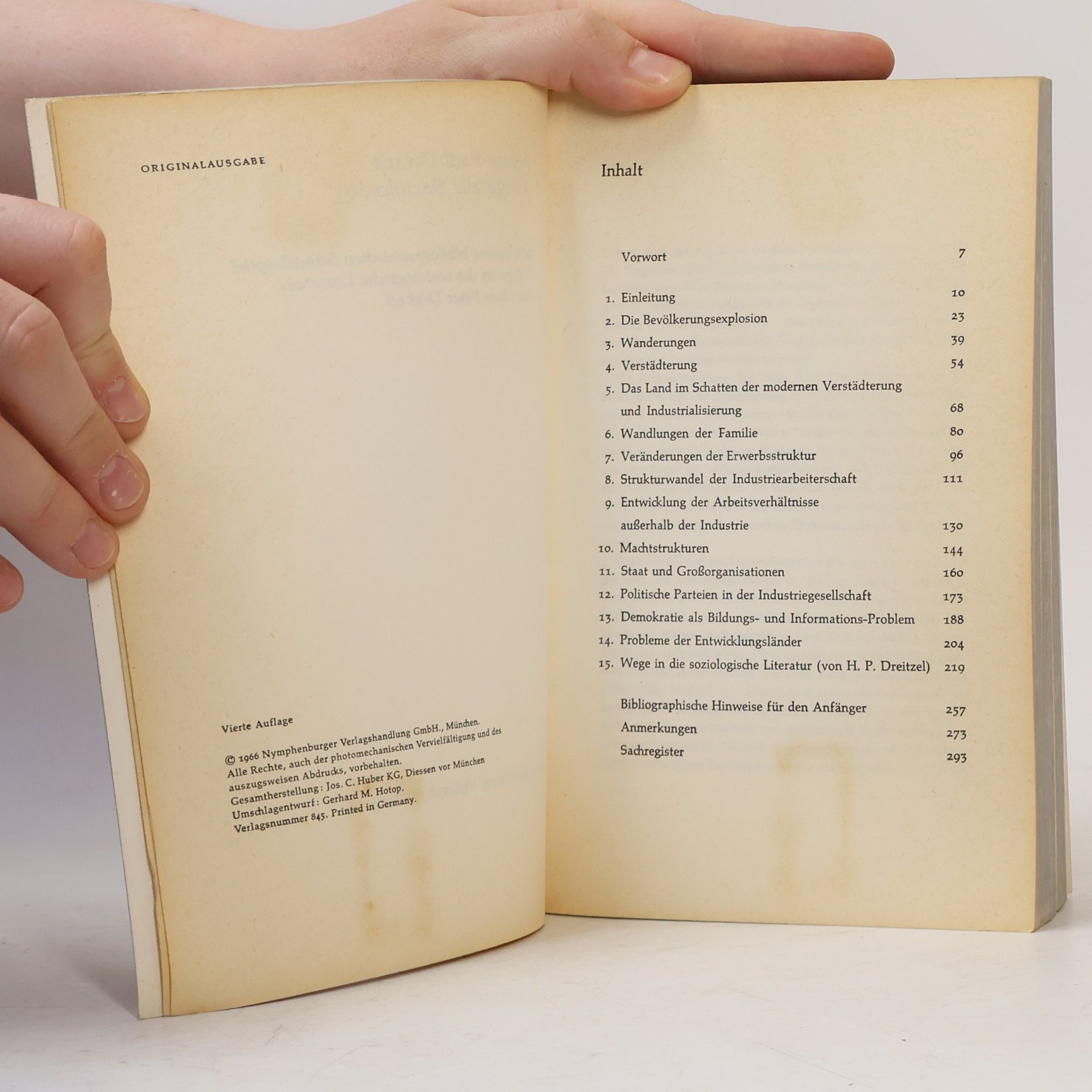 Hans Paul Bahrdt Wege zur Soziologie