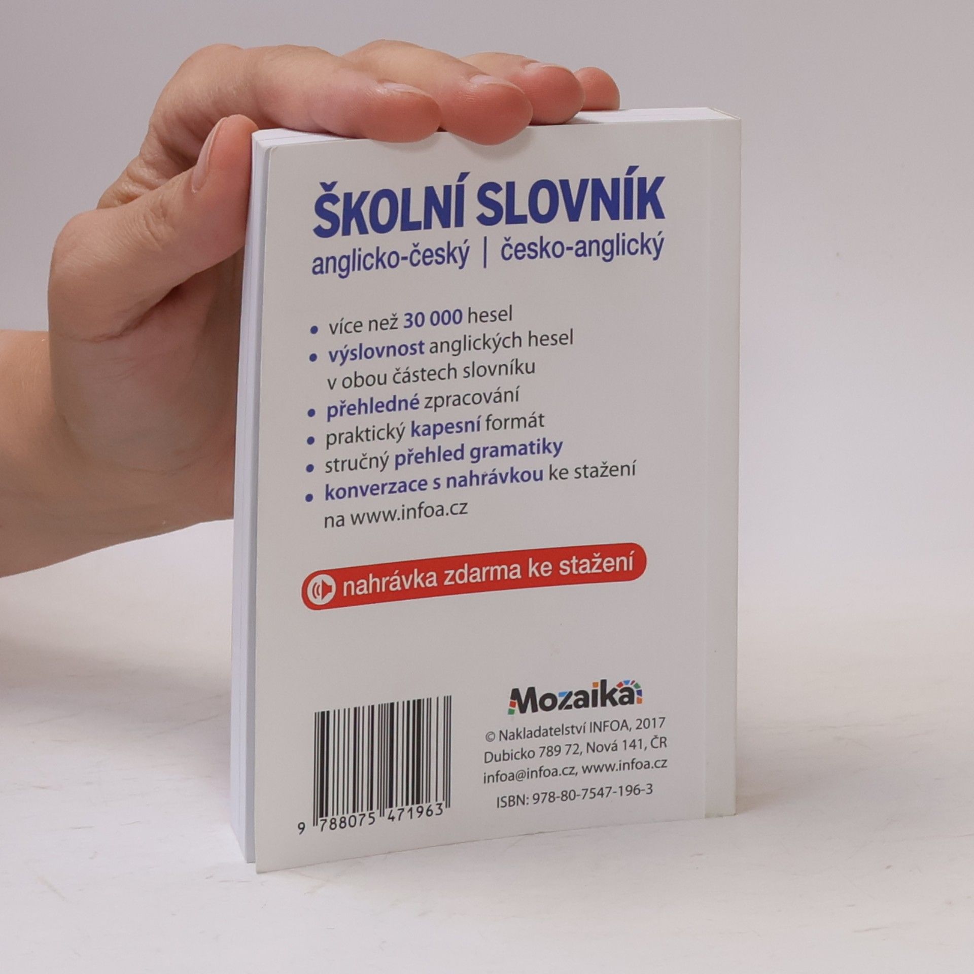 kolektiv Školní slovník anglicko-český, česko-anglický