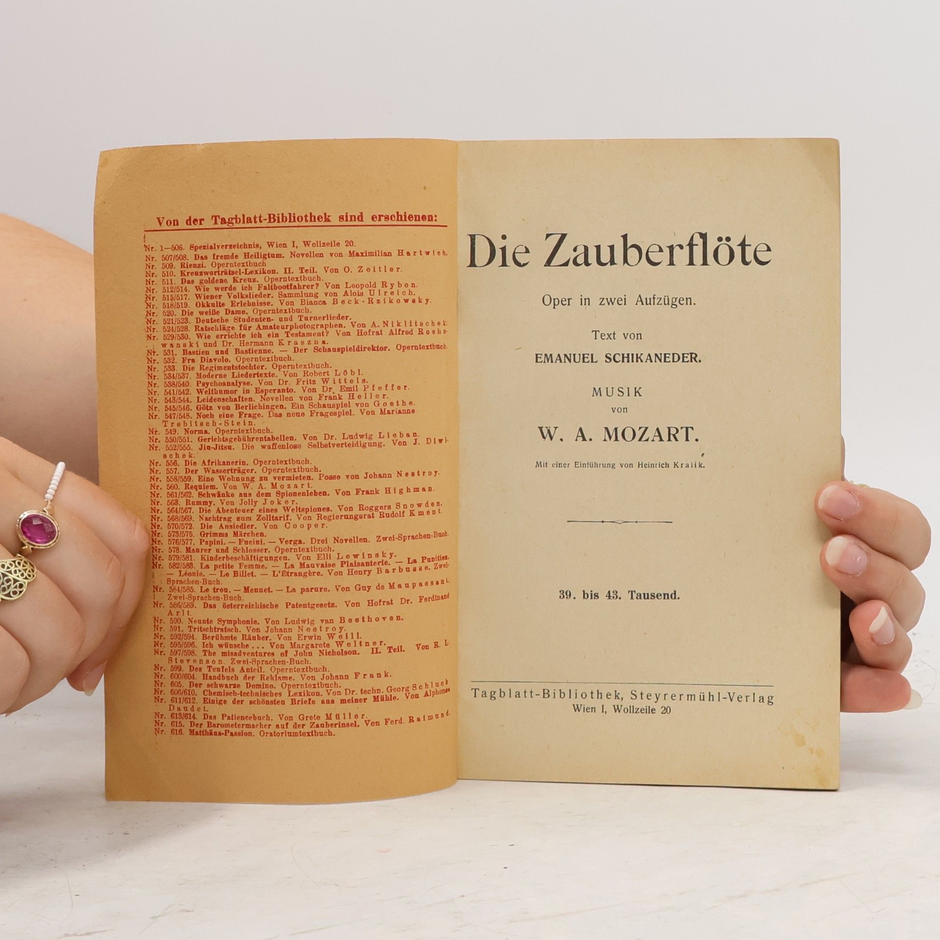Wolfgang Amadeus Mozart Die Zauberflöte