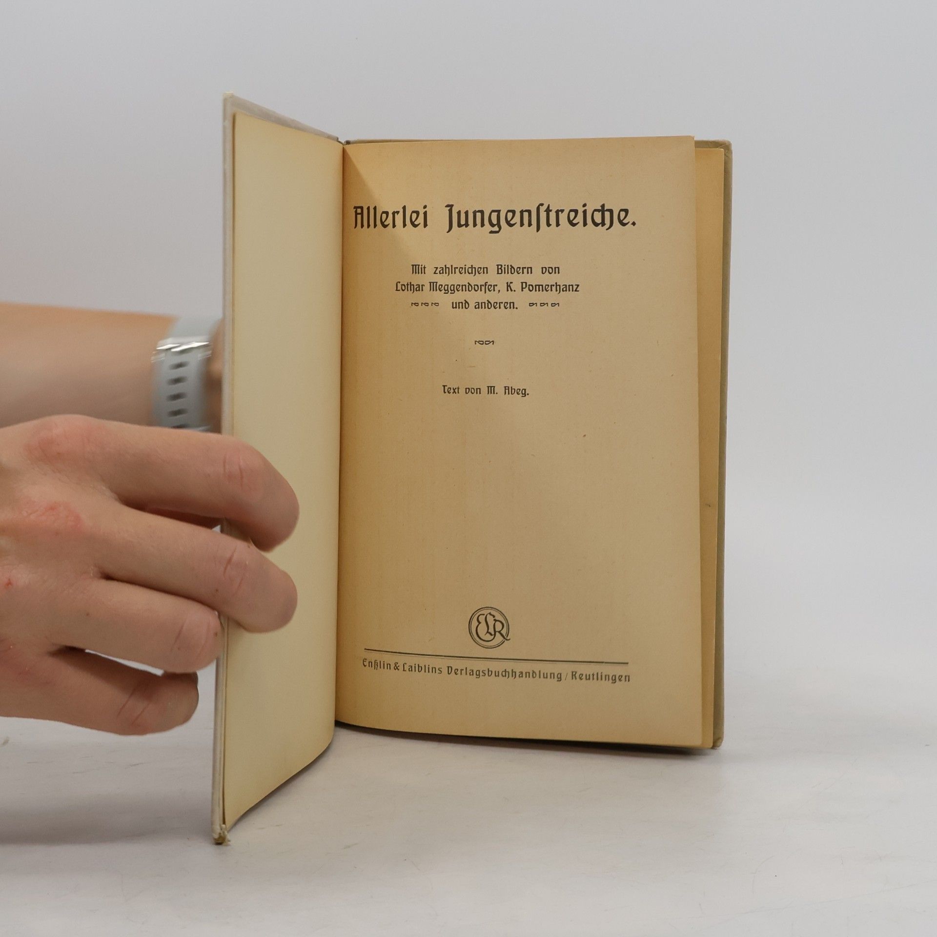 M. Abegg Allerlei Jungenstreiche