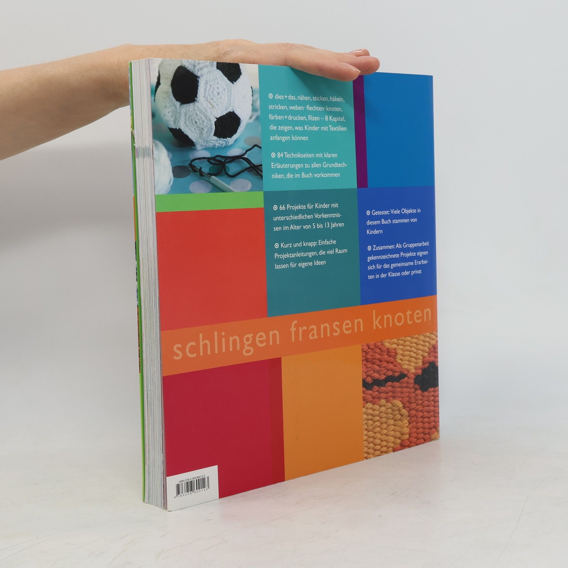 Eva Hauck Schlingen, fransen, knoten