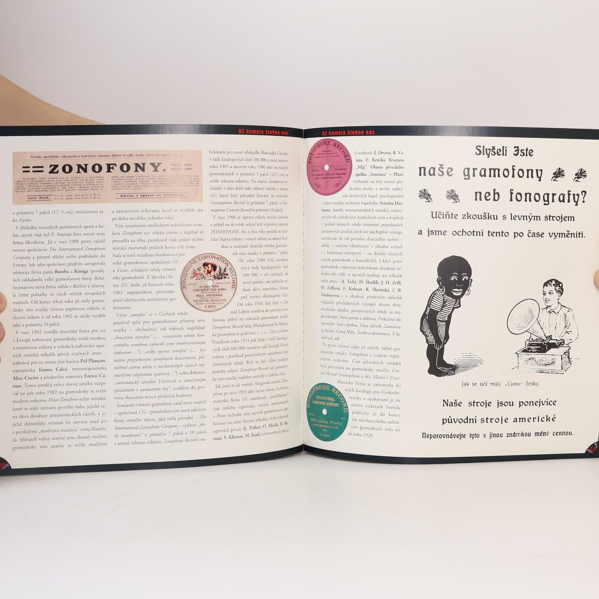 Various authors Až kometa šlehne nás z historie zvukového záznamu