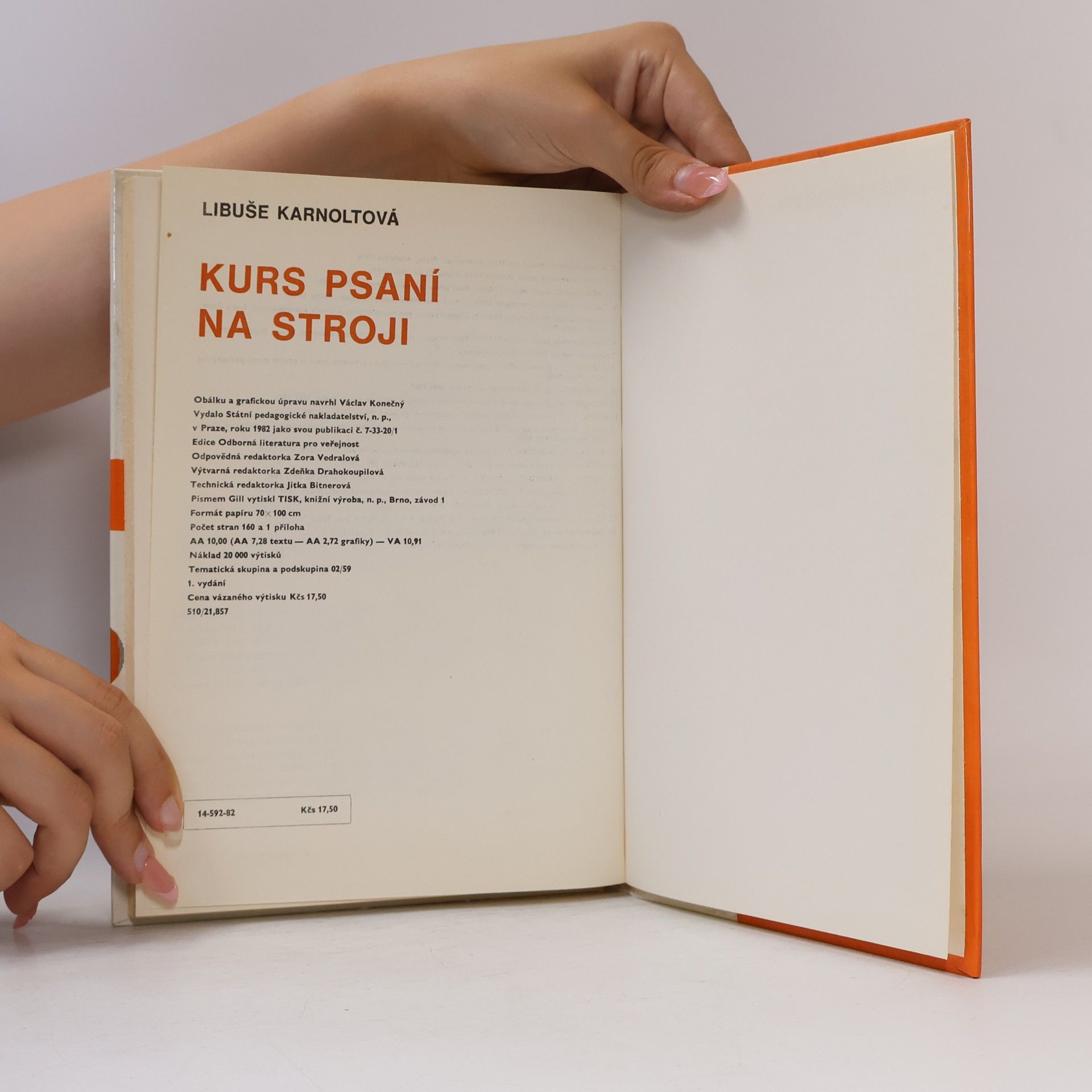 Libuše Karnoltová Kurs psaní na stroji