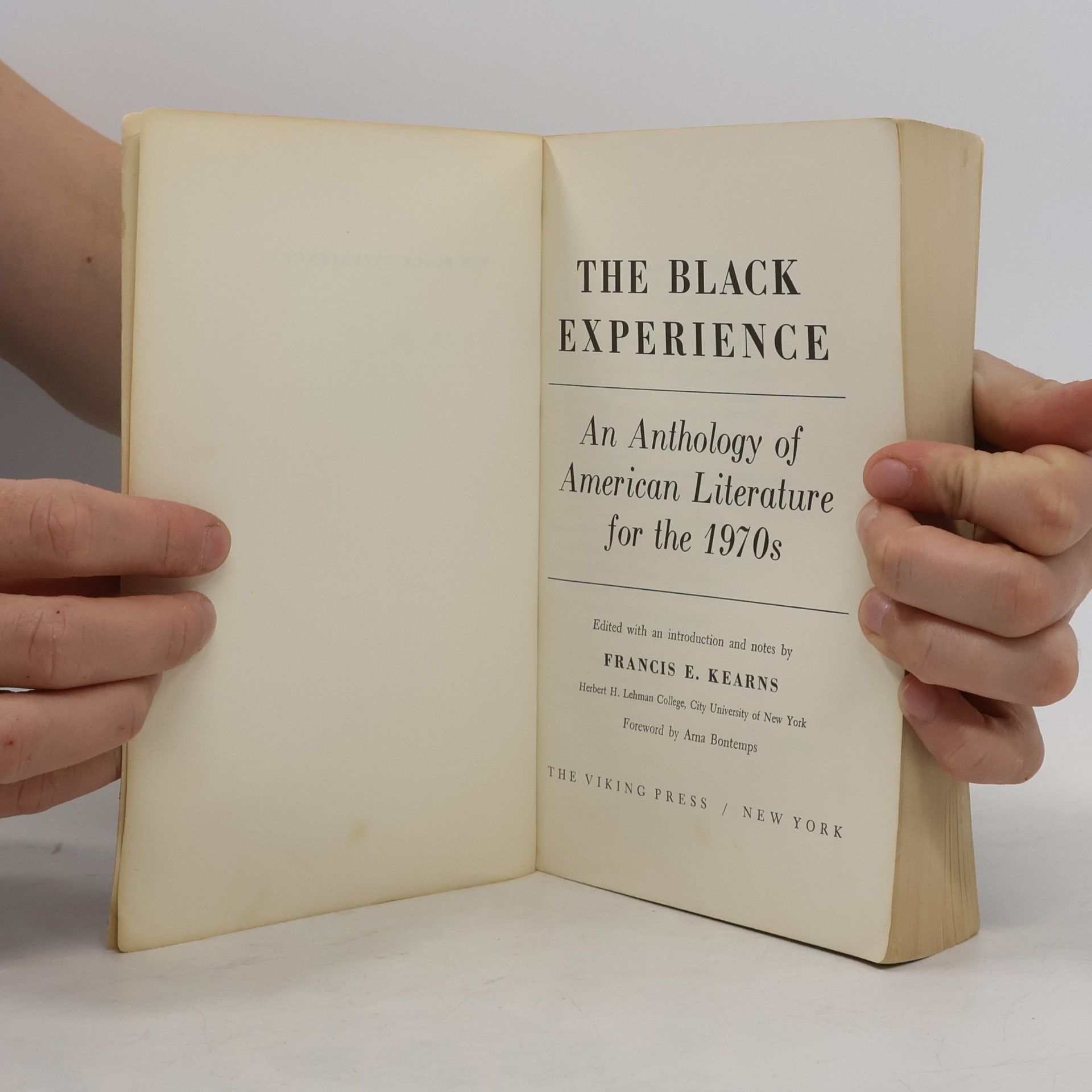 Francis E. Kearns The Black Experience