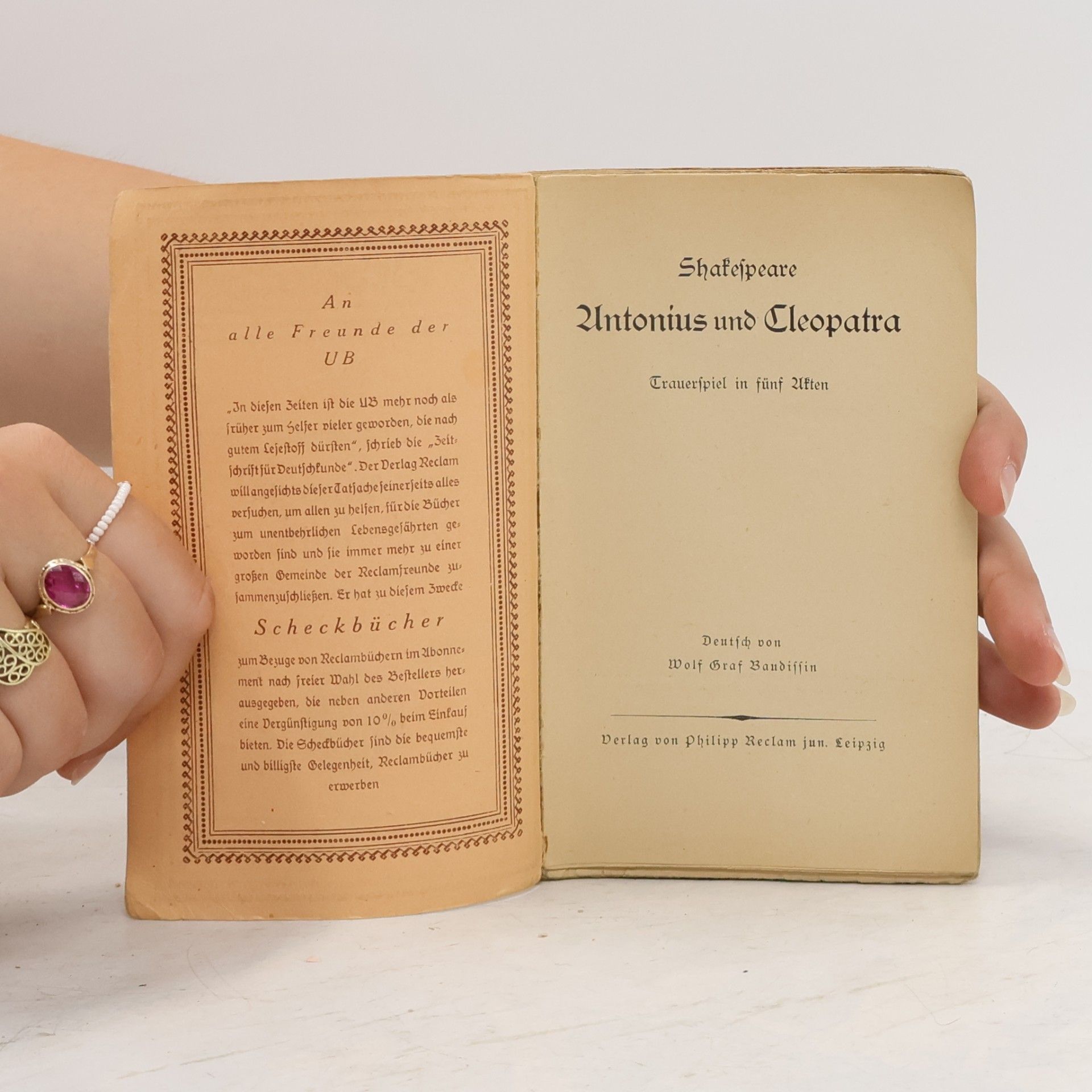 William Shakespeare Antonius und Cleopatra