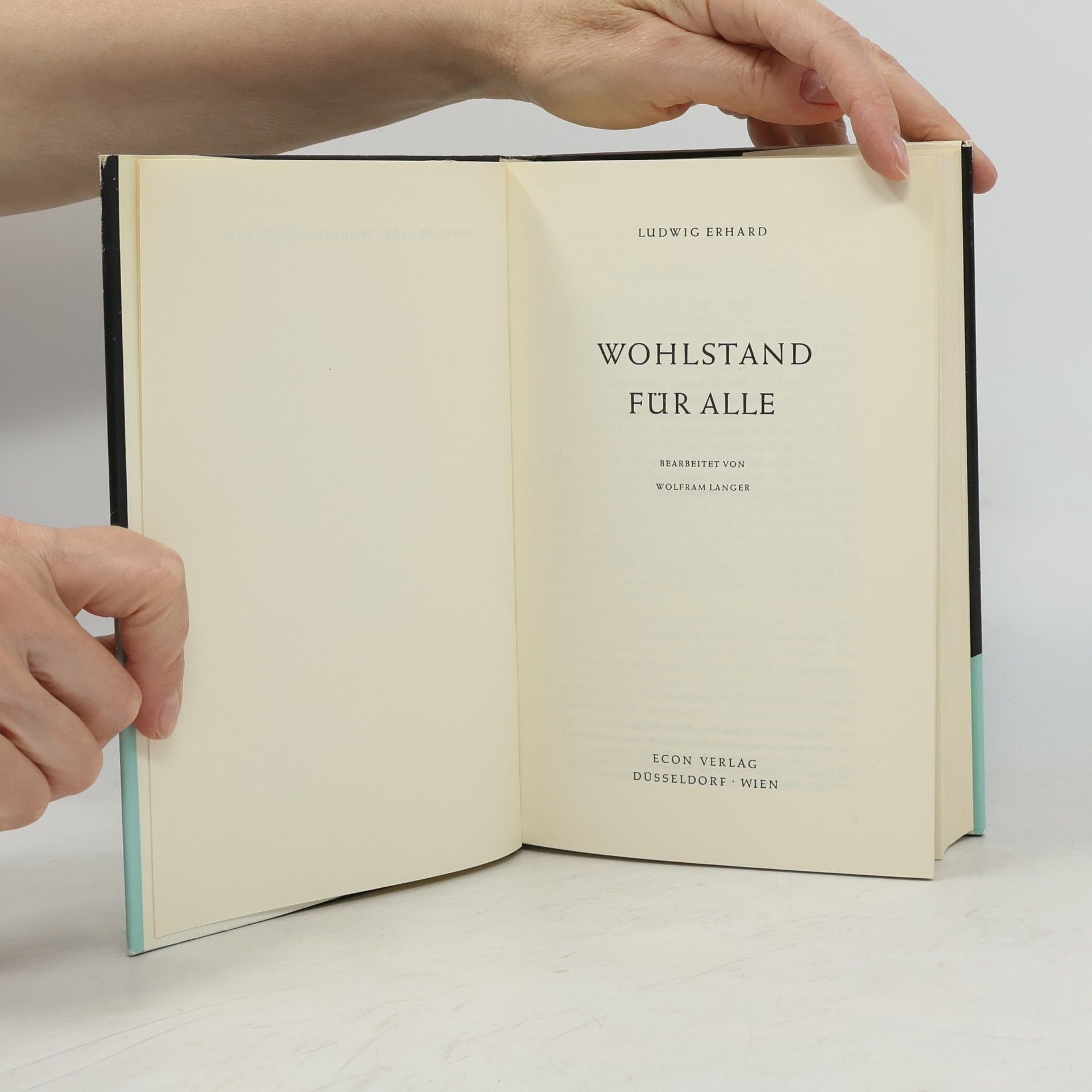 Ludwig Erhard Wohlstand für Alle