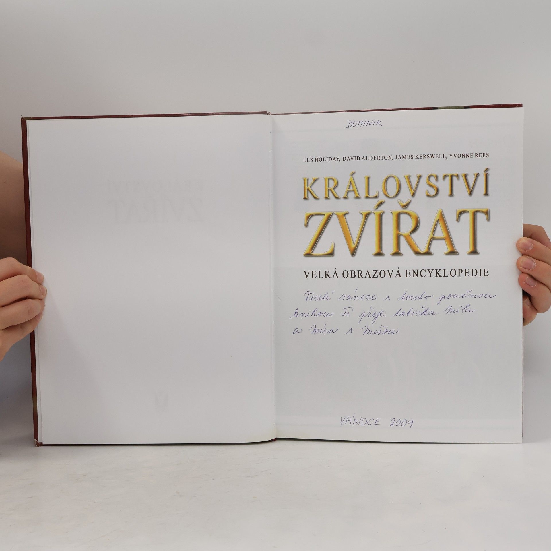 Les Holiday Království zvířat: Velká obrazová encyklopedie