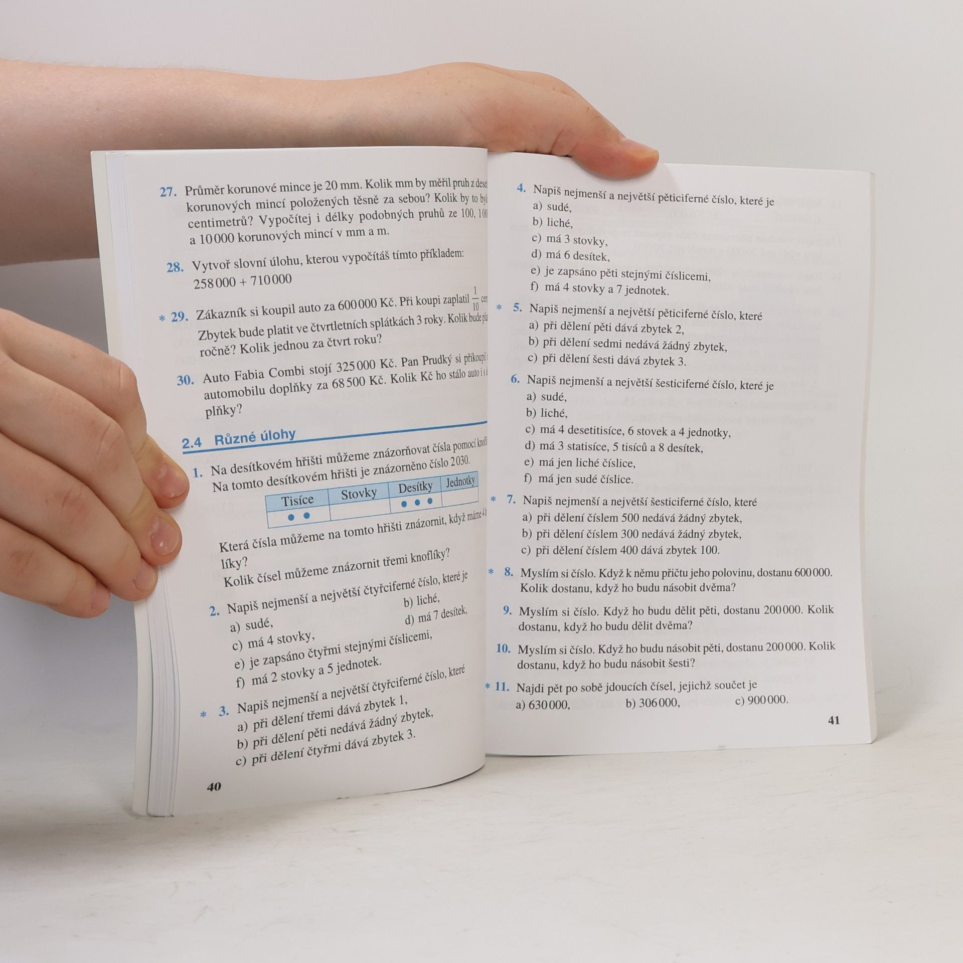 Jiří Divíšek Svět čísel a tvarů. Sbírka úloh z matematiky pro 4. ročník základní školy