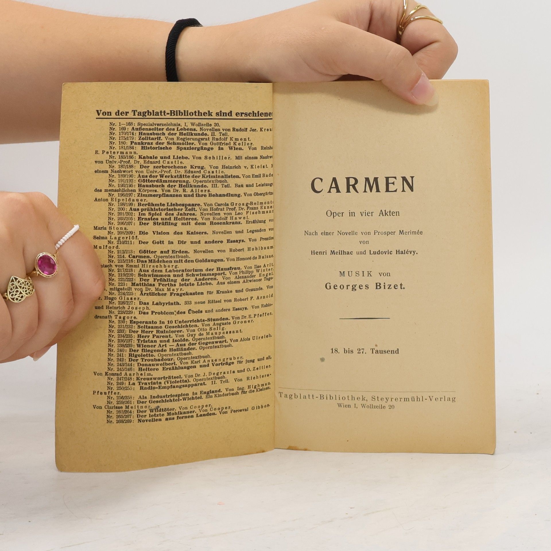 Georges Bizet Carmen. Oper in vier Akten