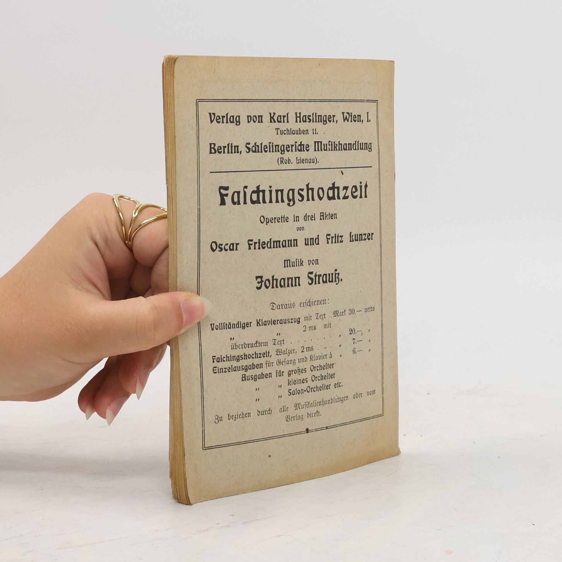 Johann Strauss II Die Fledermaus