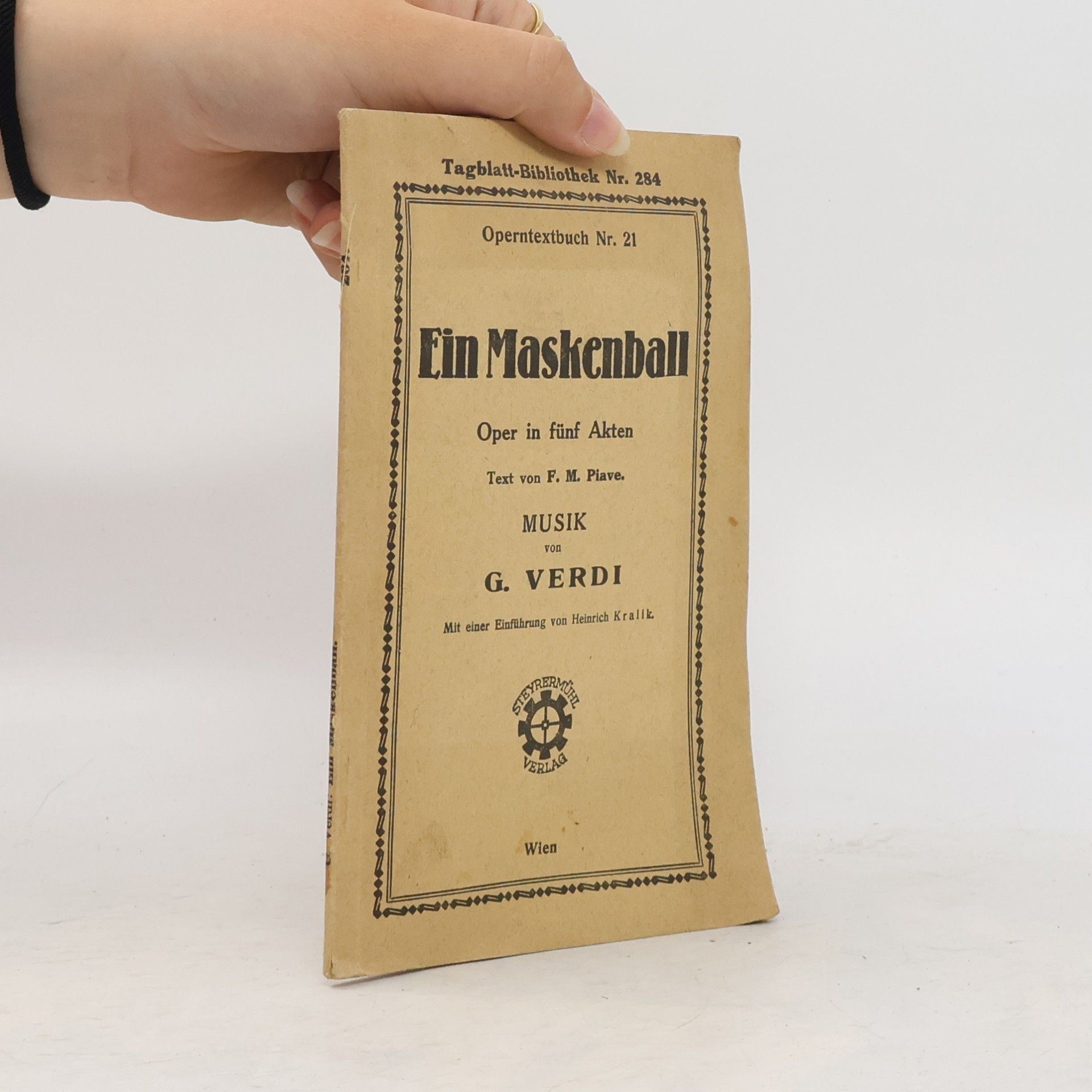 Giuseppe Verdi Ein Maskenball