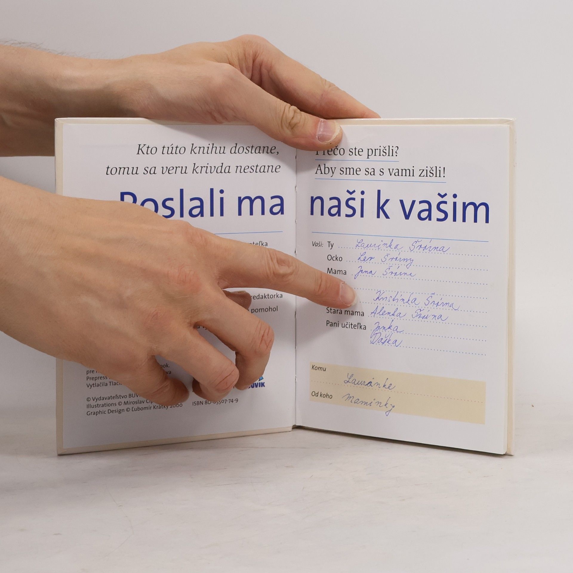 Mária Ďuríčková Poslali ma naši k vašim