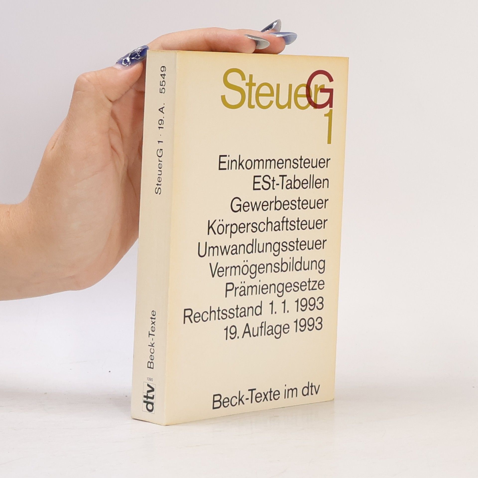 Autorenkollektiv Steuergesetze I