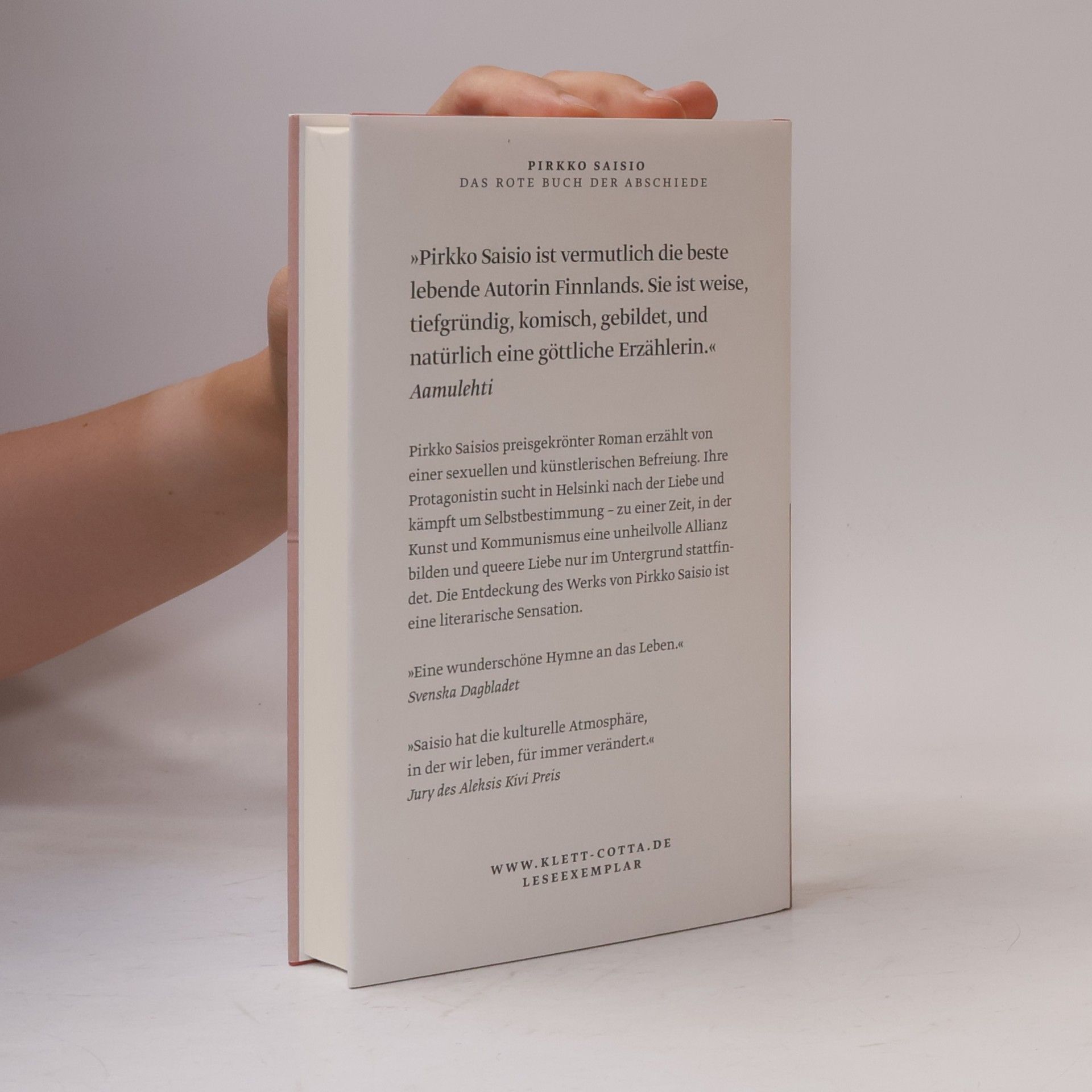 Pirkko Saisio Das rote Buch der Abschiede