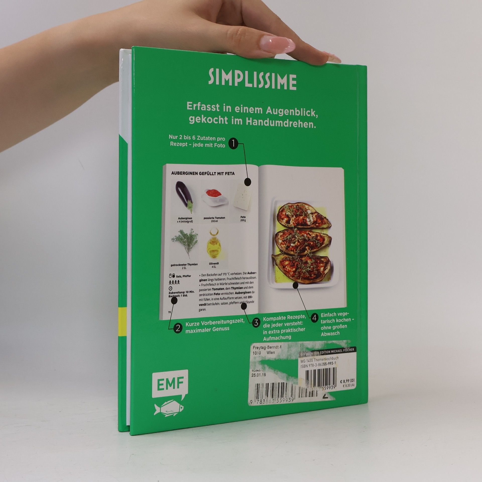 Jean François Mallet Simplissime - das einfachste Kochbuch der Welt - vegetarisch