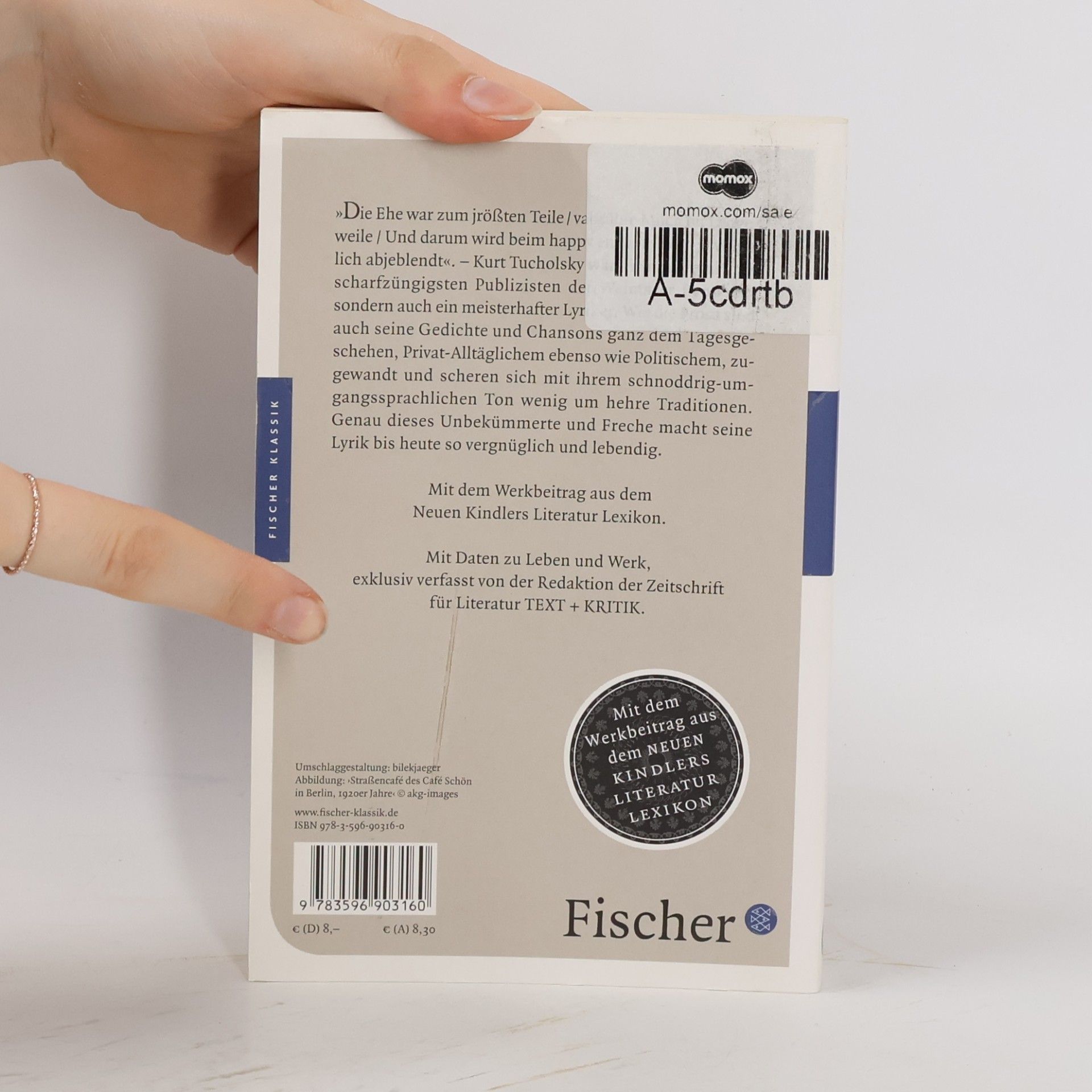 Kurt Tucholsky Fischer Klassik: Gedichte