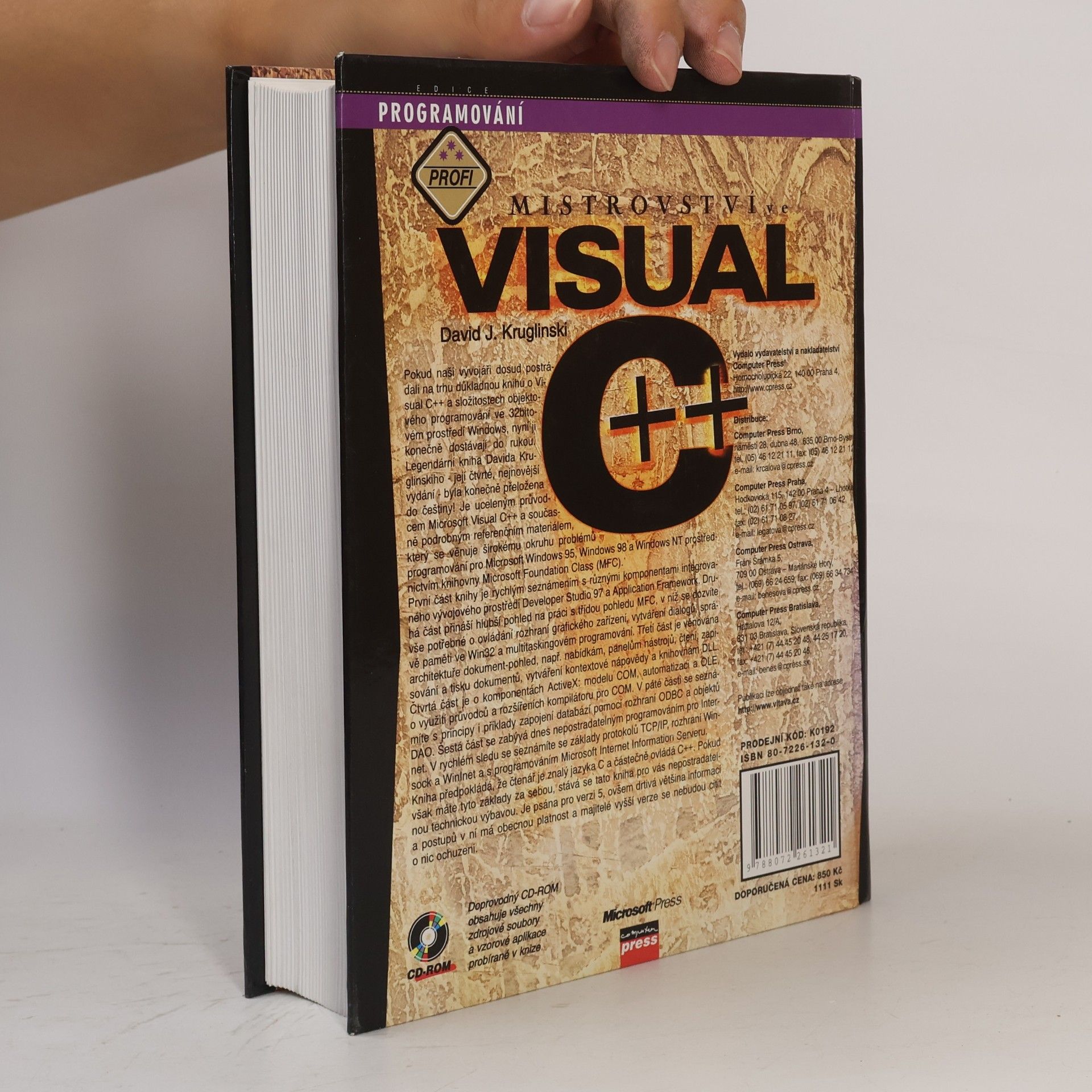 David Kruglinski Mistrovství ve Visual C++ : podrobný průvodce tvorbou aplikací