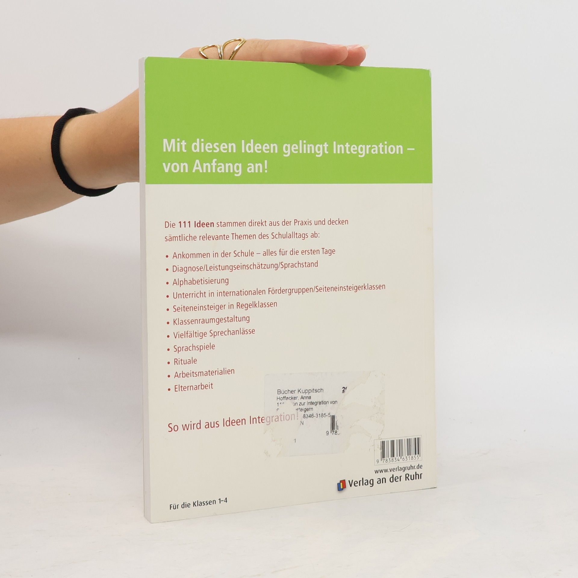 Anna Hoffacker 111 Ideen zur Integration von Seiteneinsteigern