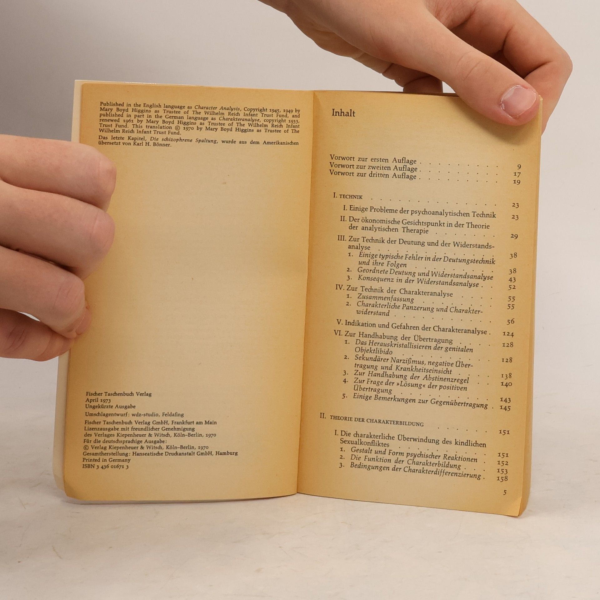 Wilhelm Reich Charakteranalyse