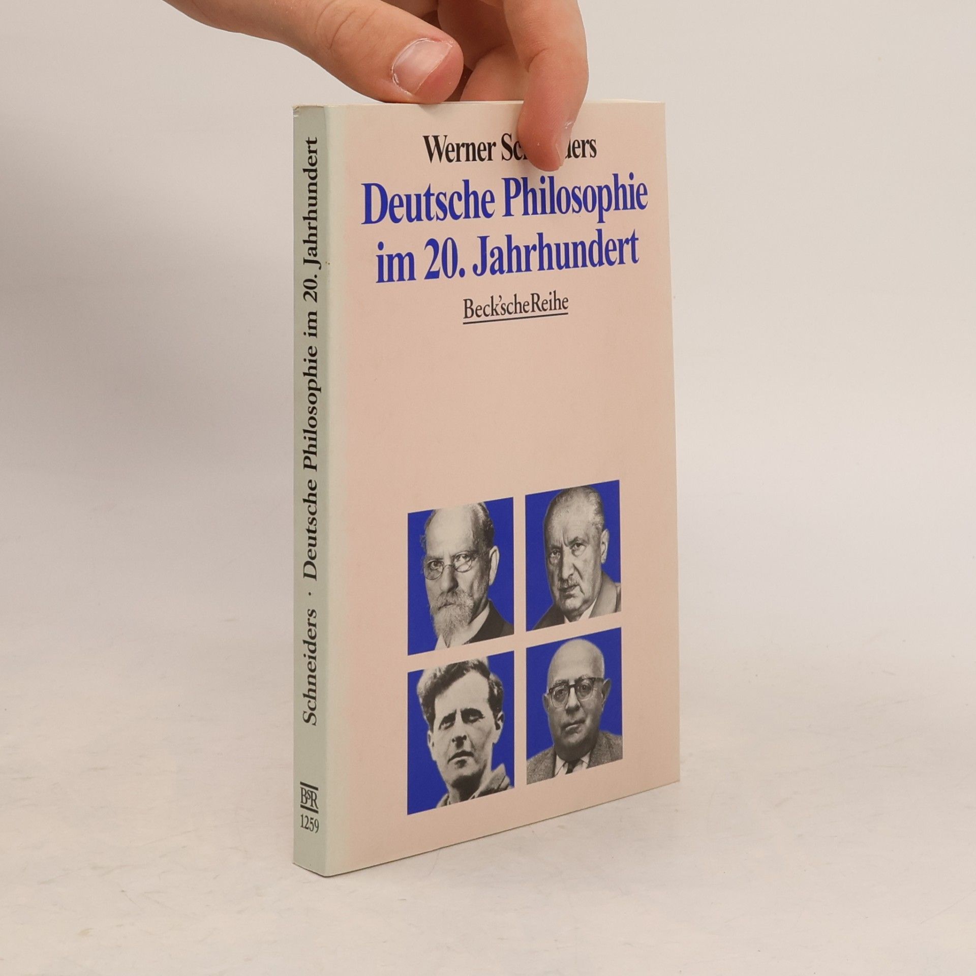 Werner Schneiders Deutsche Philosophie im 20. Jahrhundert