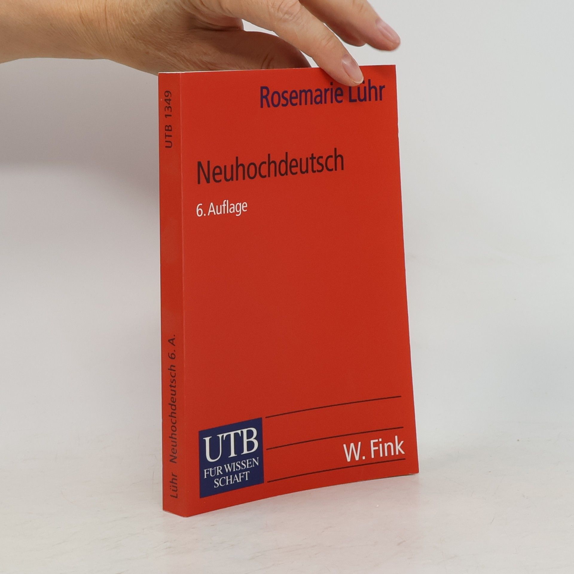 Rosemarie Lühr Neuhochdeutsch