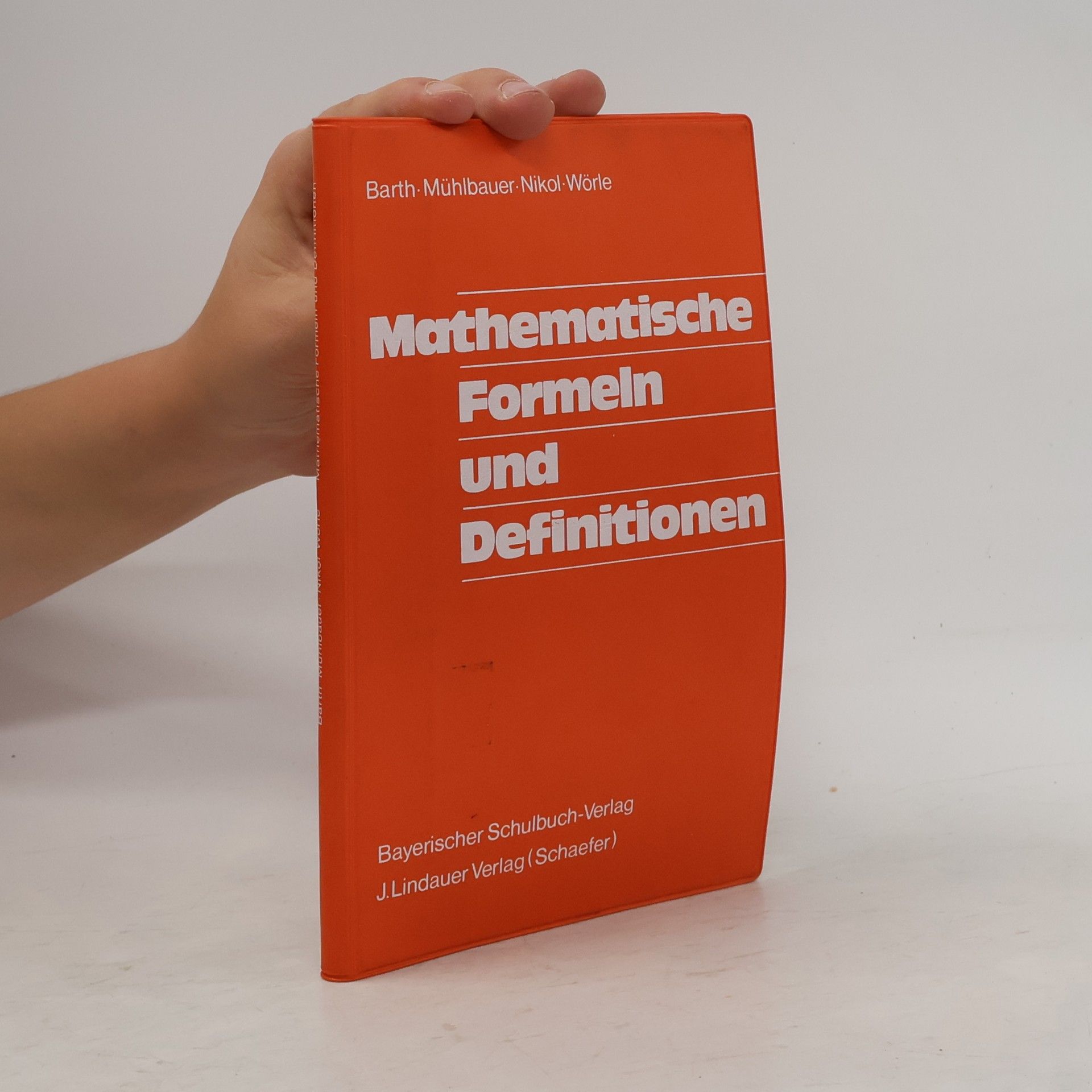 Friedrich Nikol Mathematische Formeln und Definitionen