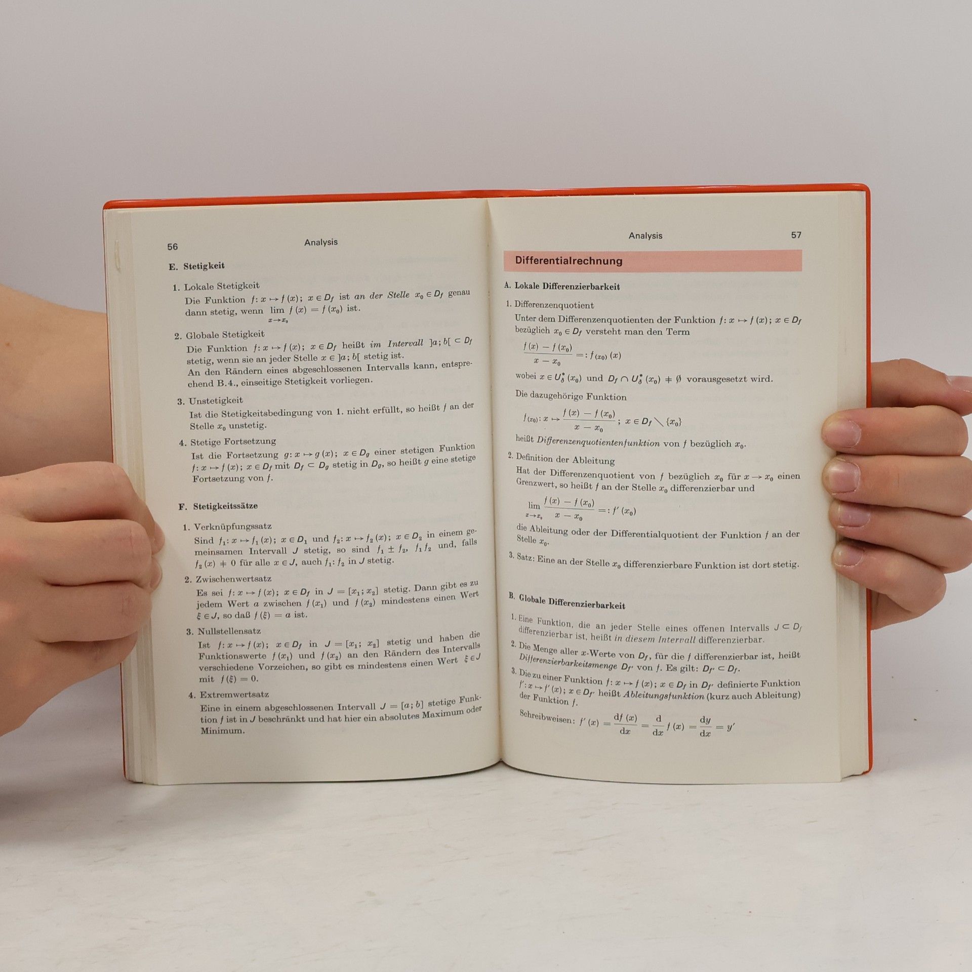Friedrich Nikol Mathematische Formeln und Definitionen