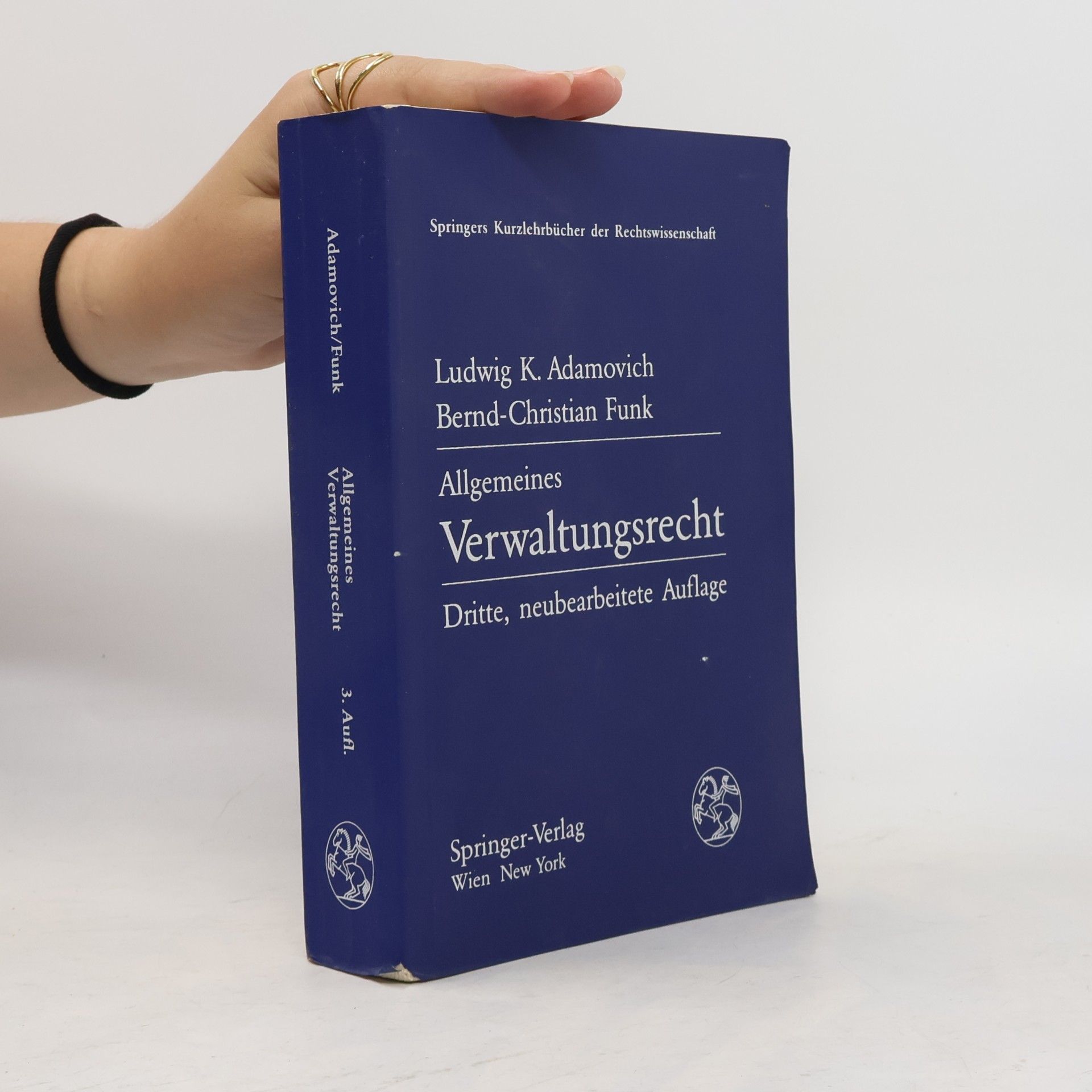 Ludwig Adamovich Allgemeines Verwaltungsrecht
