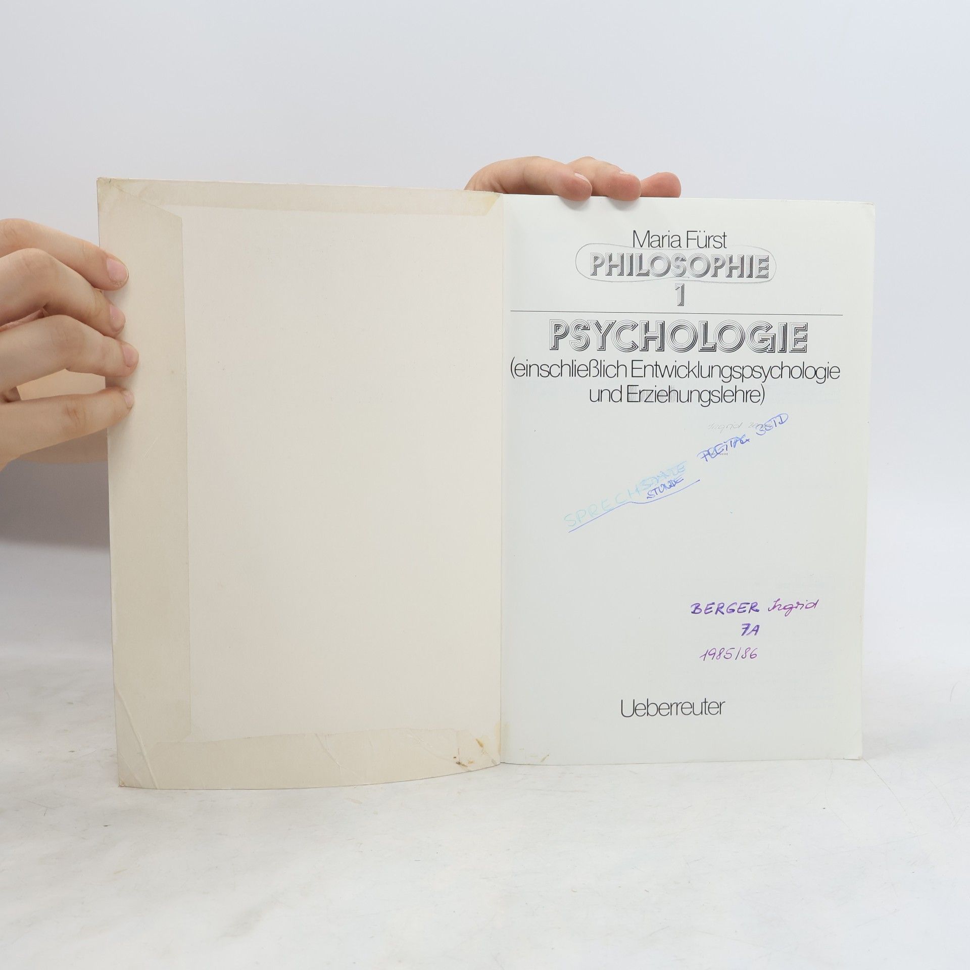 Maria Fürst Philosophie 1