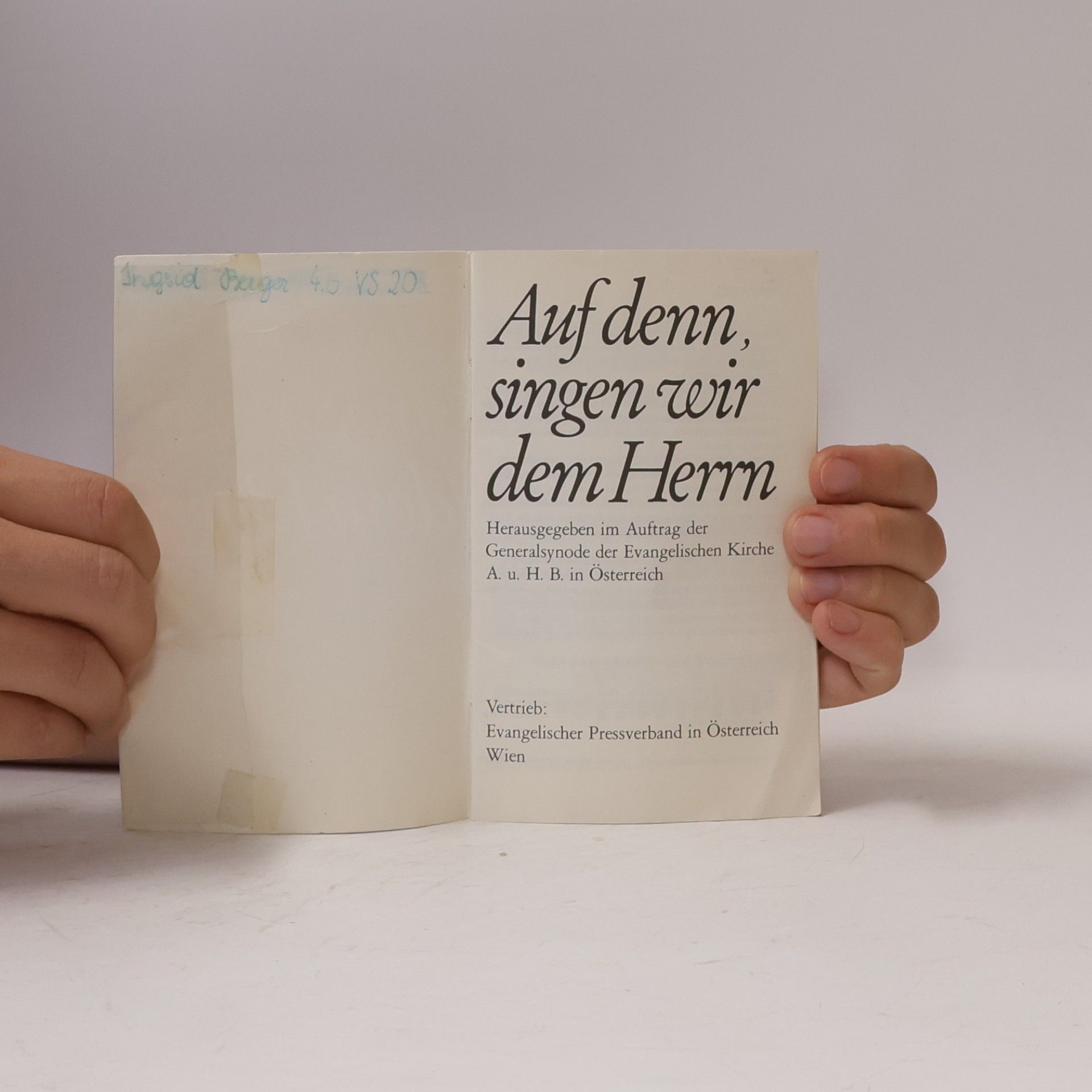Autorenkollektiv Auf denn singen wir dem Herrn
