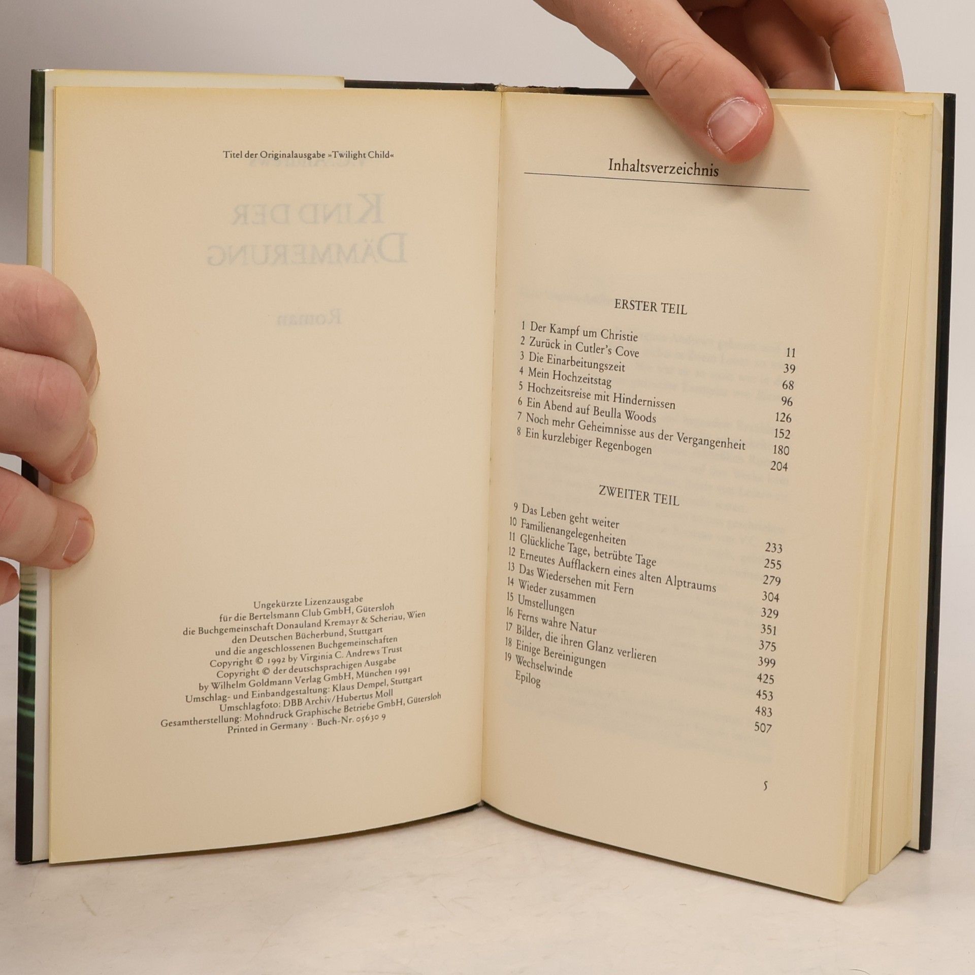 V. C. Andrews Kind der Dämmerung